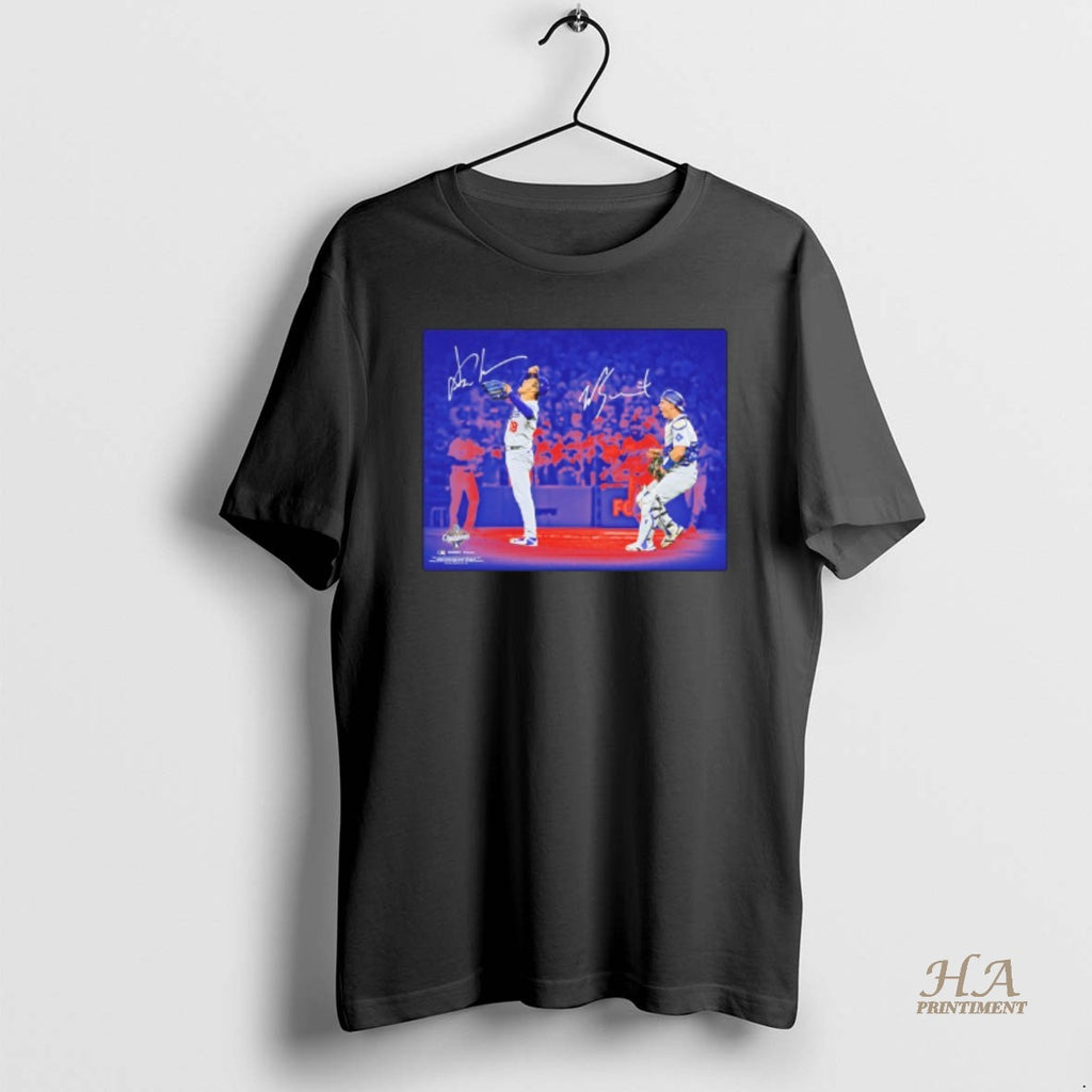 Official Yoshinobu Yamamoto And Will Smith Dodgers 2025 Mlb World Series Champions Autographed T-Shirts, Hoodie, Sweatshirt