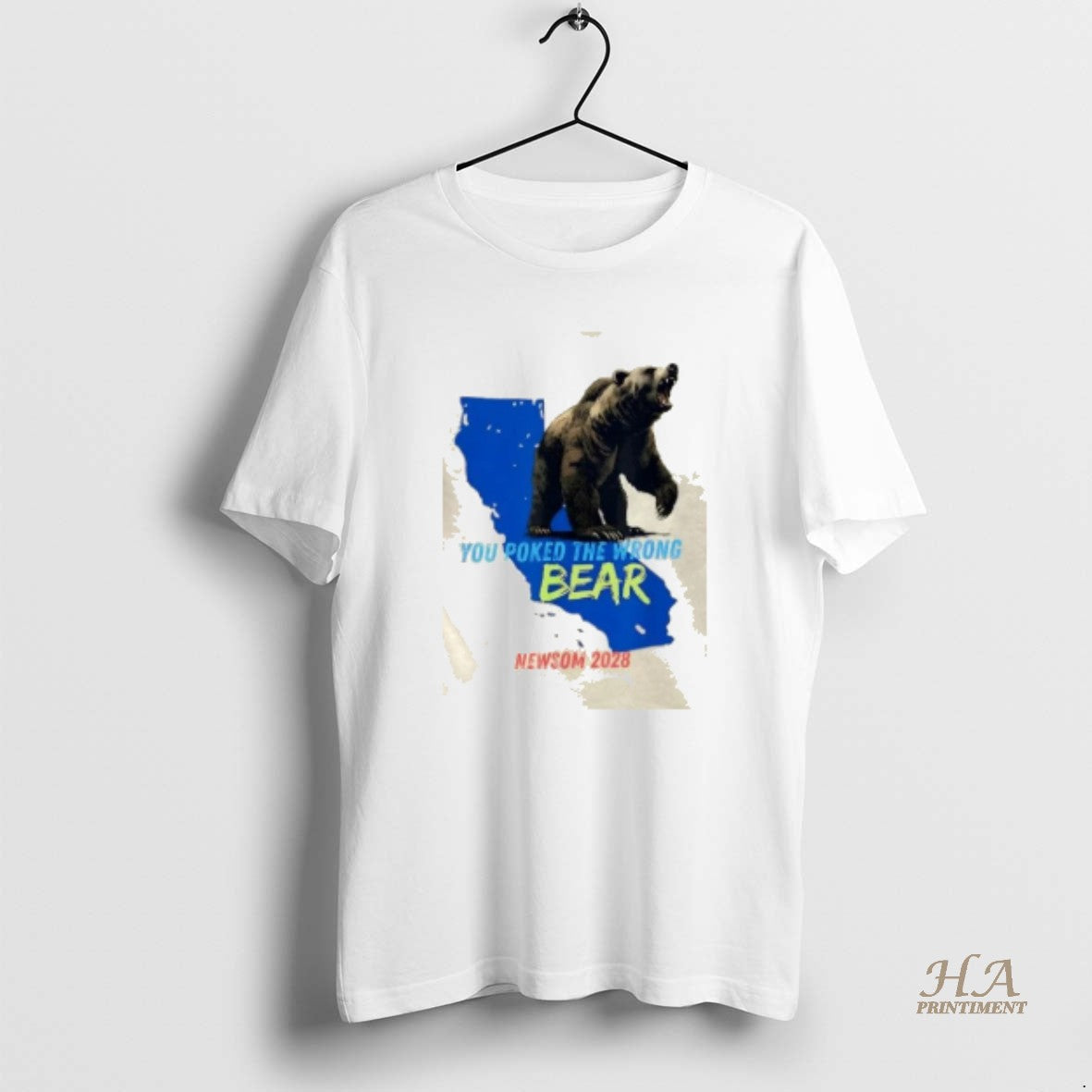 Official You Poked The Wrong Bear Gavin Newsom 2028 T-Shirts, Hoodie, Sweatshirt | InkNestWear.com