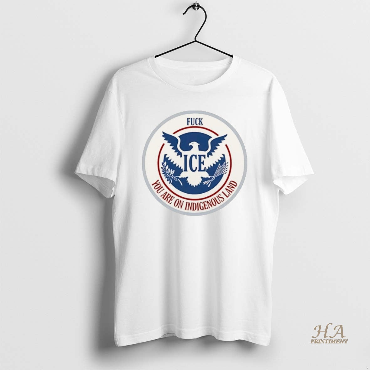 Official You Are On Indigenous Land Fck Ice Christmas T-Shirts, Hoodie, Sweatshirt | InkNestWear.com