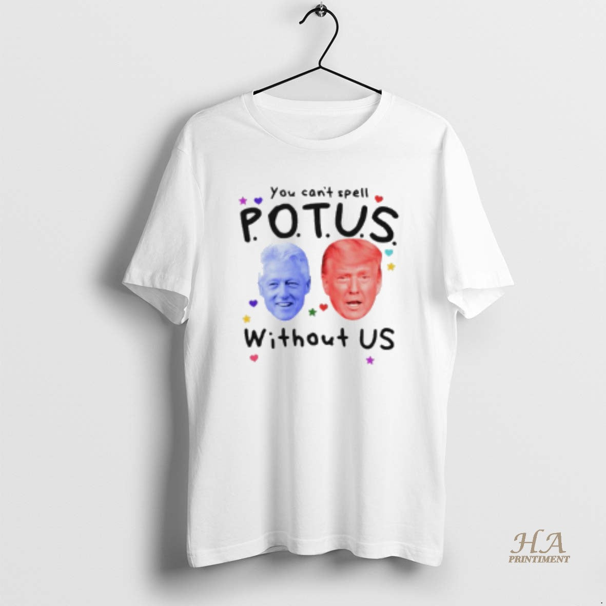 Official You Cant Spell Potus Without Us Trump Clinton T-Shirts, Hoodie, Sweatshirt | InkNestWear.com