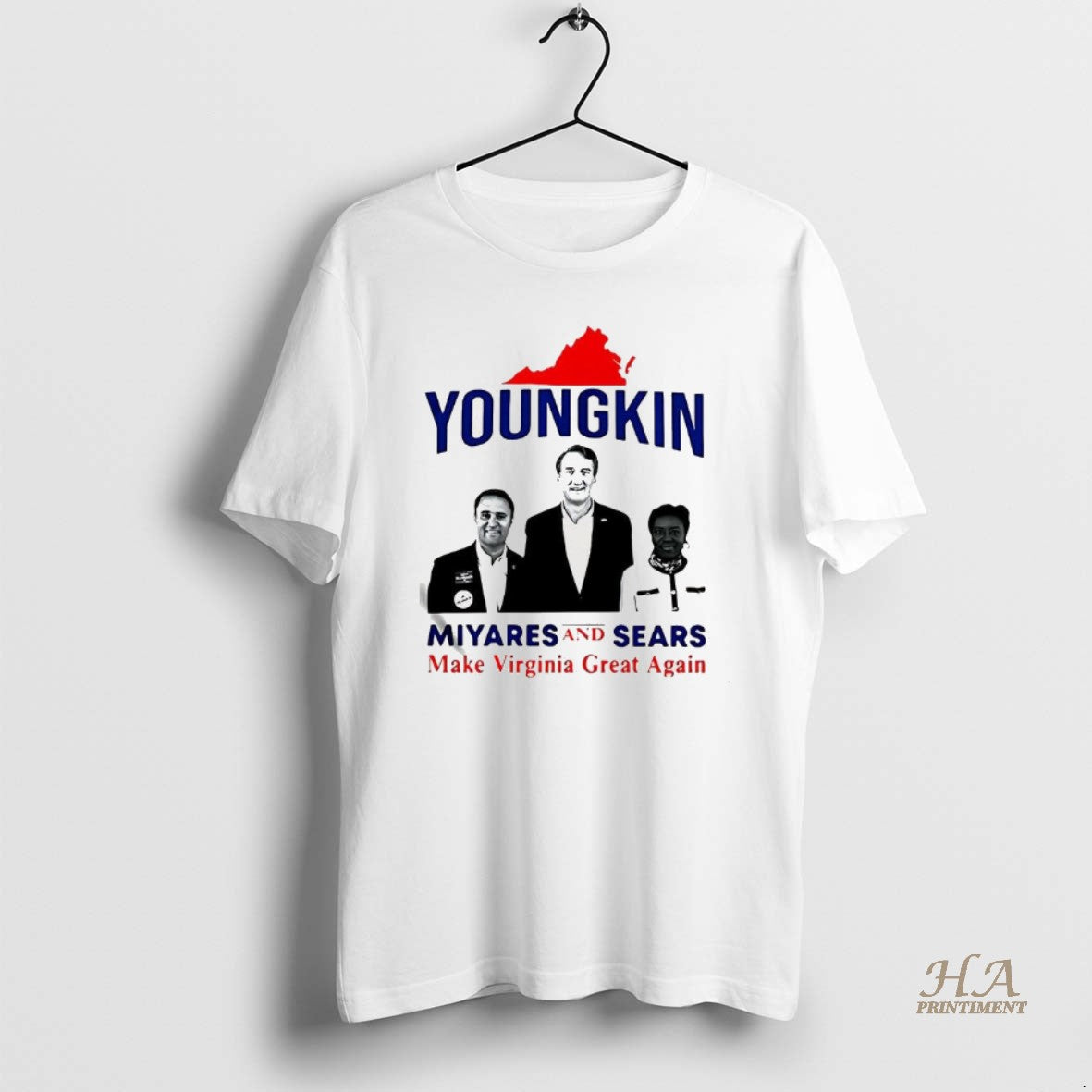 Official Youngkin Miyares And Sears Make Virginia Great Again Politics T-Shirts, Hoodie, Sweatshirt | InkNestWear.com