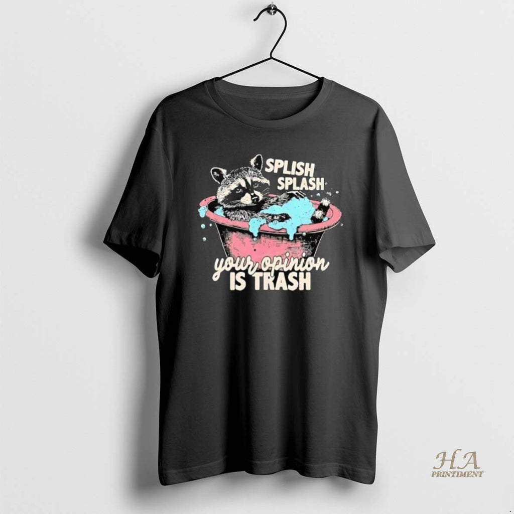 Official Your Opinion Is Trash Funny Raccoon Retro T-Shirts, Hoodie, Sweatshirt | InkNestWear.com