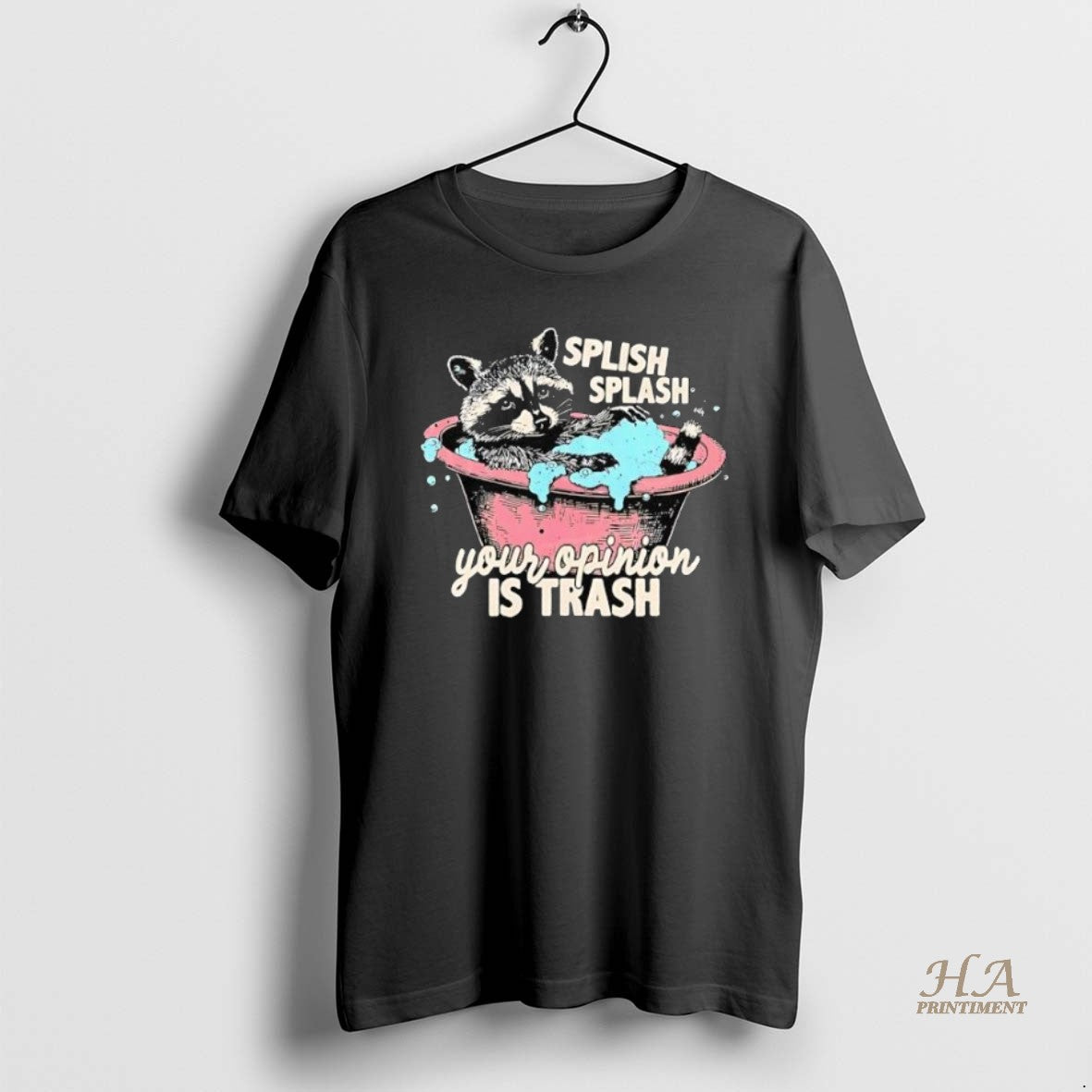 Official Your Opinion Is Trash Funny Raccoon Retro T-Shirts, Hoodie, Sweatshirt | InkNestWear.com