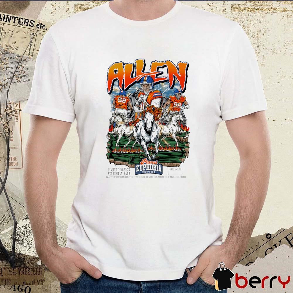 Zach Allen Denver Broncos Planet Euphoria Artwork t-shirt