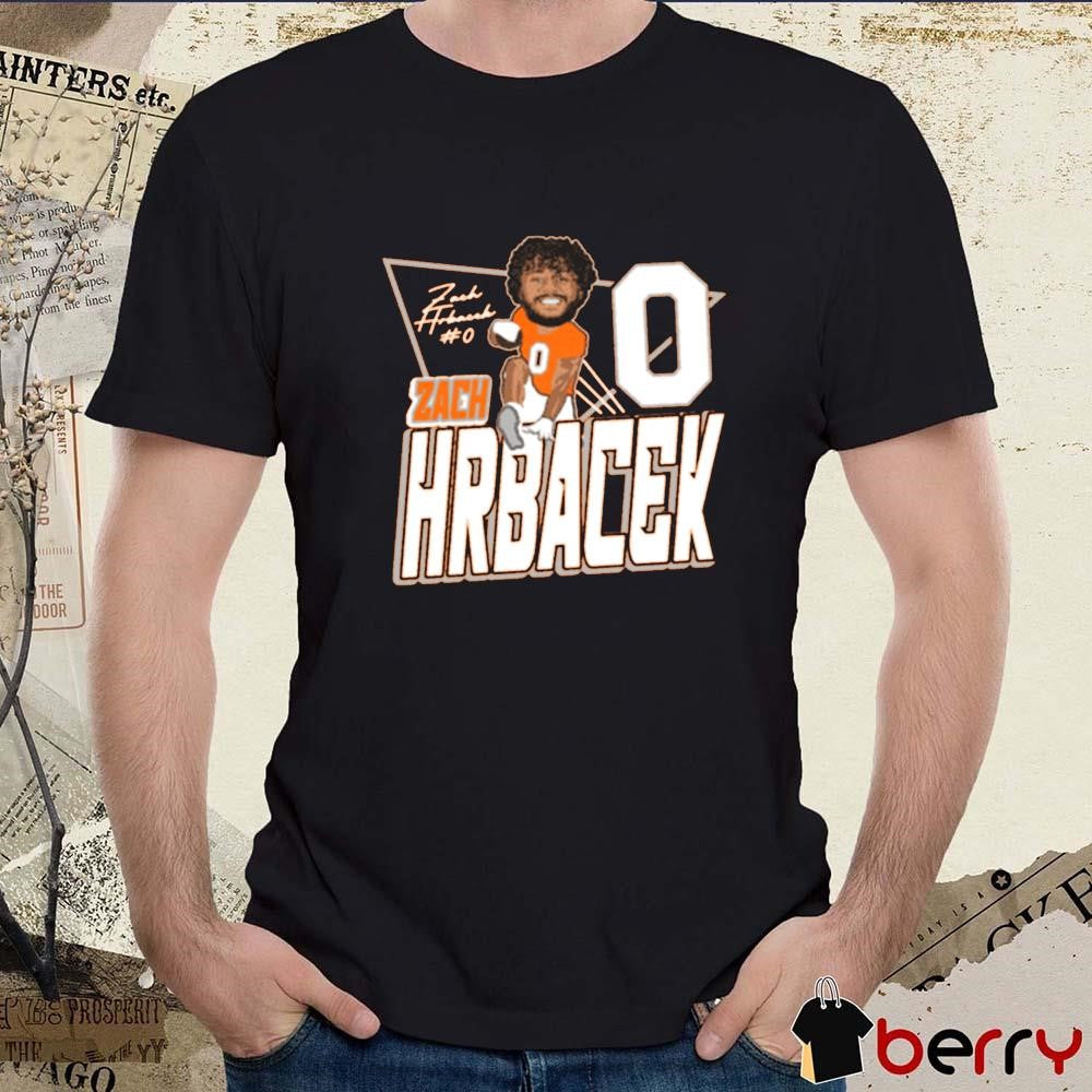Zach Hrbacek 0 NCAA Sam Houston Bearkats football Caricature Signature t-shirt