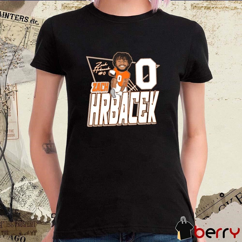 Zach Hrbacek 0 NCAA Sam Houston Bearkats football Caricature Signature t-shirt