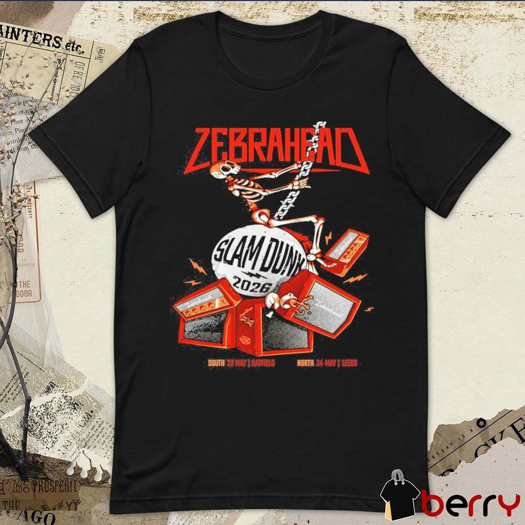 Zebrahead May 23, 2026 Slam Dunk Festival South in Hatfield, United Kingdom t-shirt
