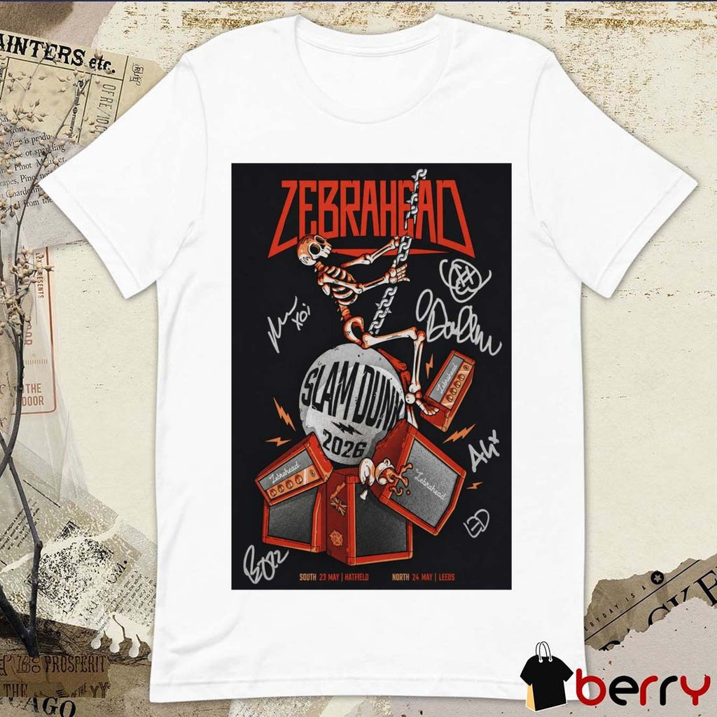 Zebrahead Slam Dunk Tour Hatfield Park Slam Dunk May 23 2026 Hatfield Park Hatfield UK Poster t-shirt