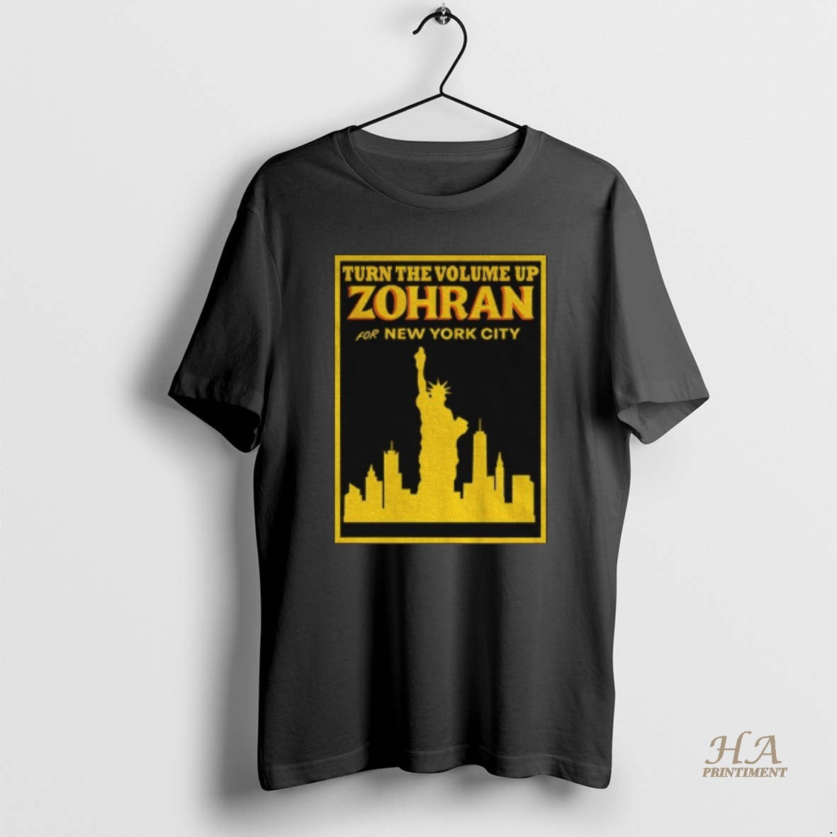Official Zohran Mamdani Turn The Volume Up Zohran For New York City Statue Of Liberty T-Shirts, Hoodie, Sweatshirt