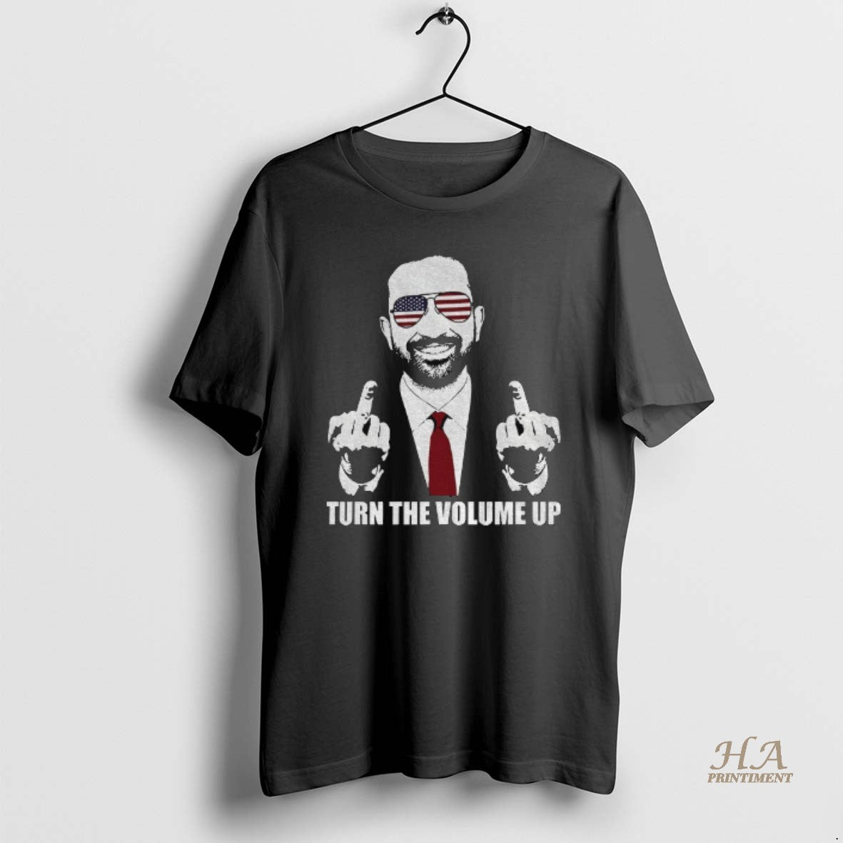 Official Zohran Mamdani Middle Finger Turn The Volume Up T-Shirts, Hoodie, Sweatshirt | InkNestWear.com