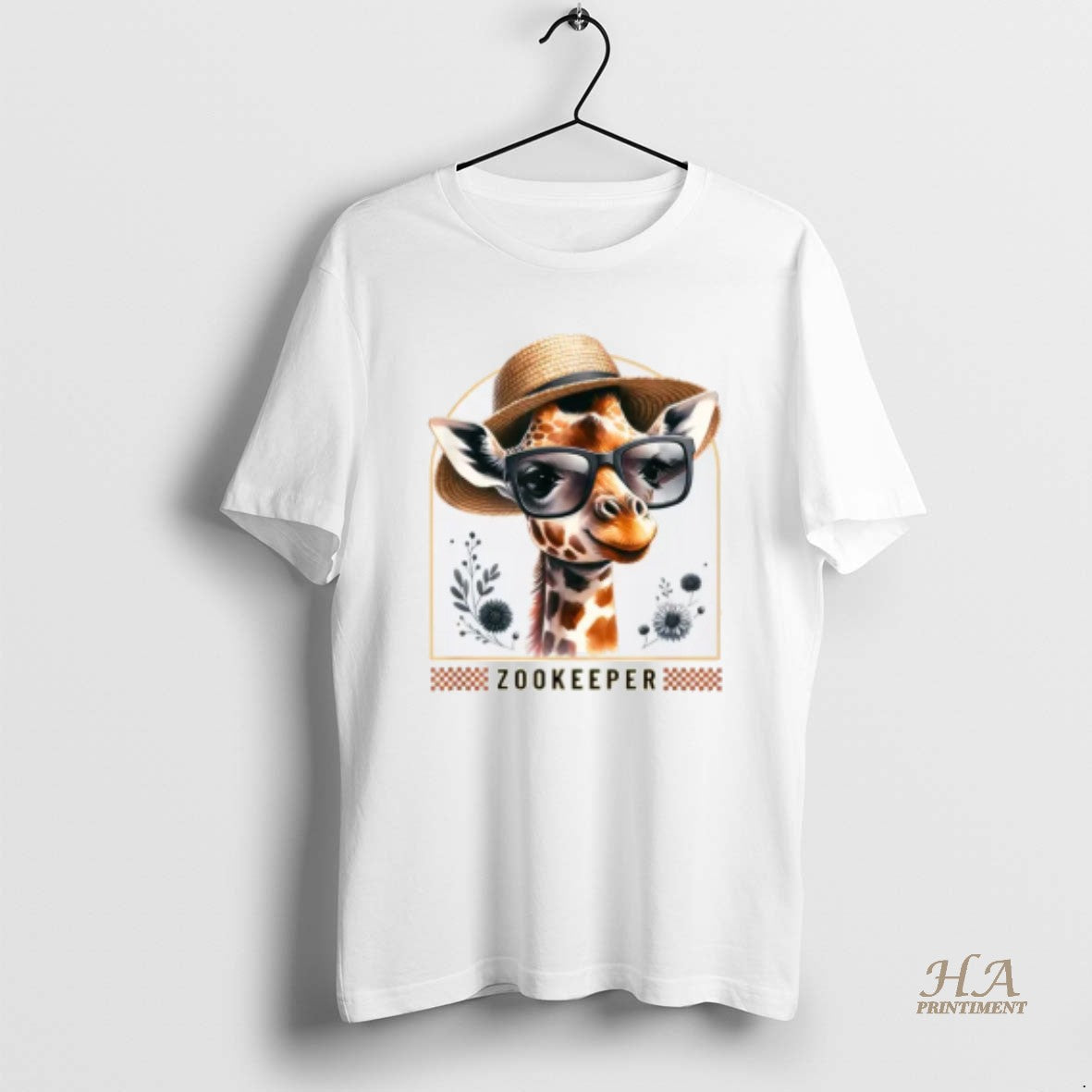 Official Zookeeper Adult Giraffe Safari T-Shirts, Hoodie, Sweatshirt | InkNestWear.com