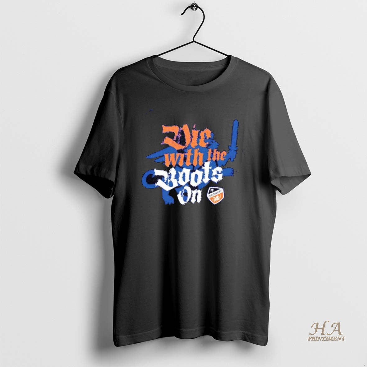 Official Bz4zrxuq Die With The Boots On Fc Cincinnati T-Shirts, Hoodie, Sweatshirt | InkNestWear.com