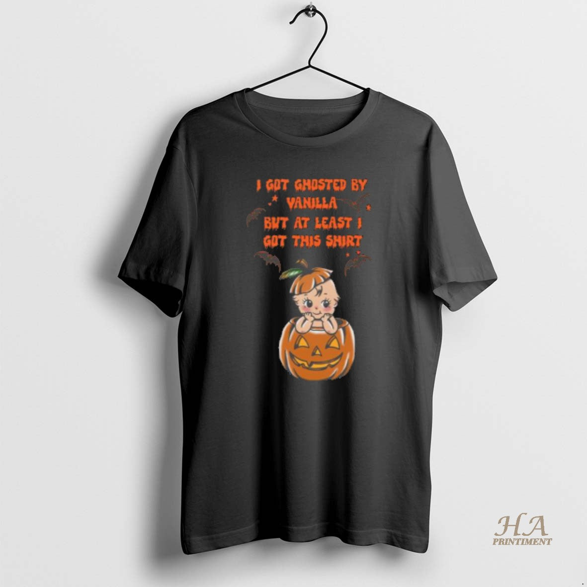 Official Ghosted By Vanilla Halloween T-Shirts, Hoodie, Sweatshirt | InkNestWear.com
