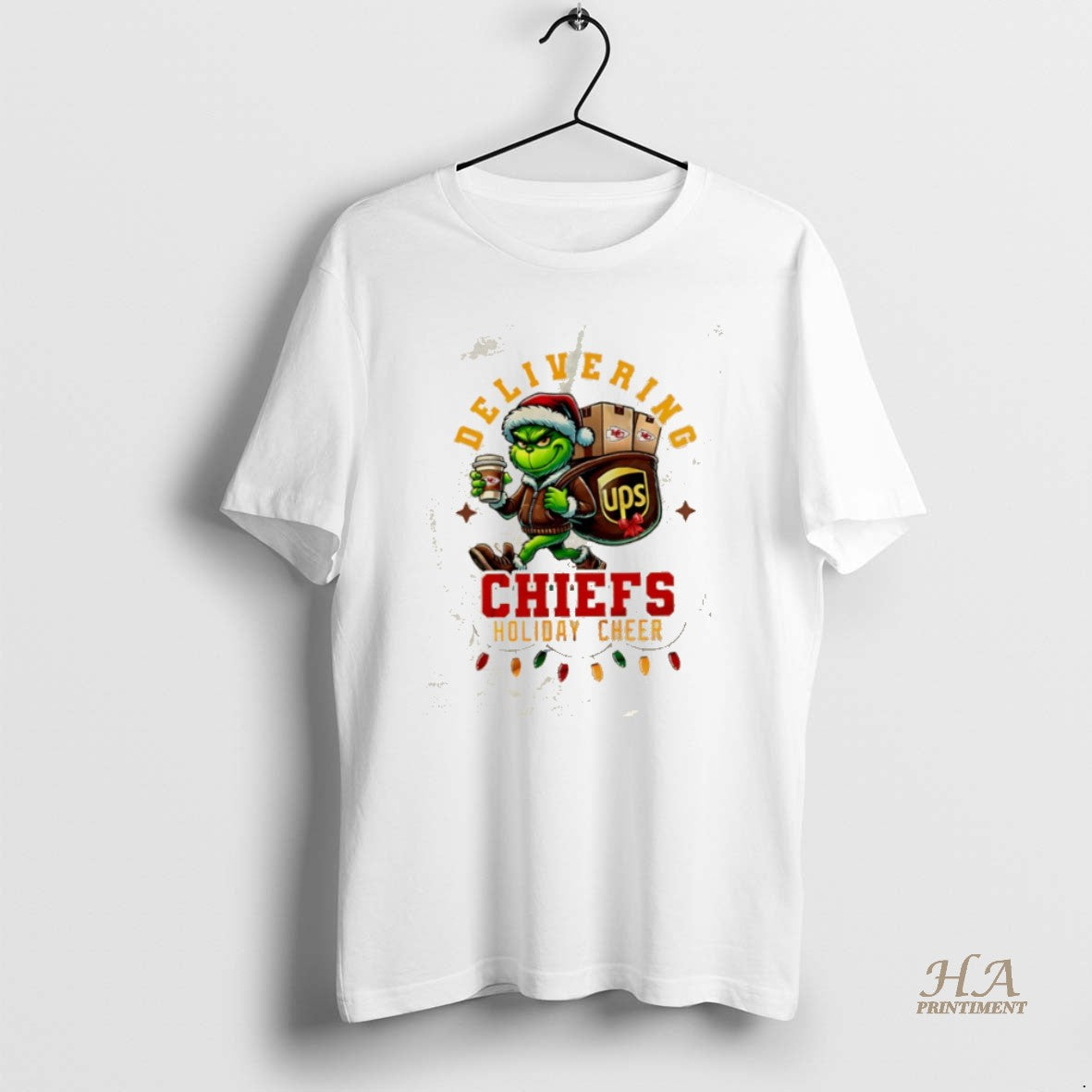 Official Inhdogpl Kansas City Chiefs Grinch Delivering Ups Holiday Cheer Christmas T-Shirts, Hoodie, Sweatshirt