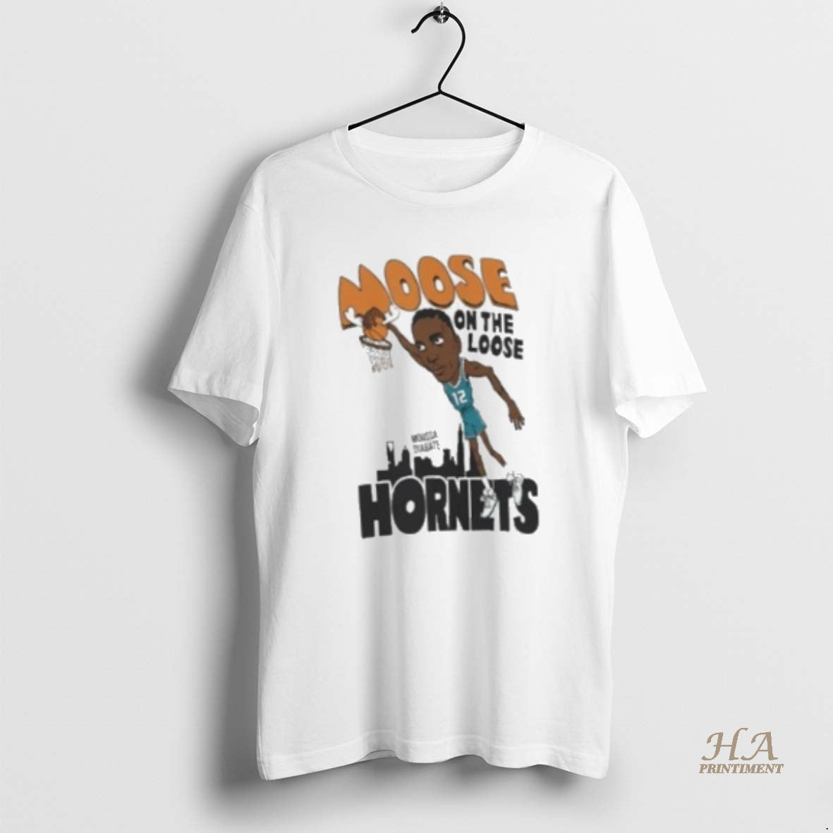 Official Moose On The Loose Hornets Moussa Diabate Shirts Women Hoodie, Sweatshirt | InkNestWear.com