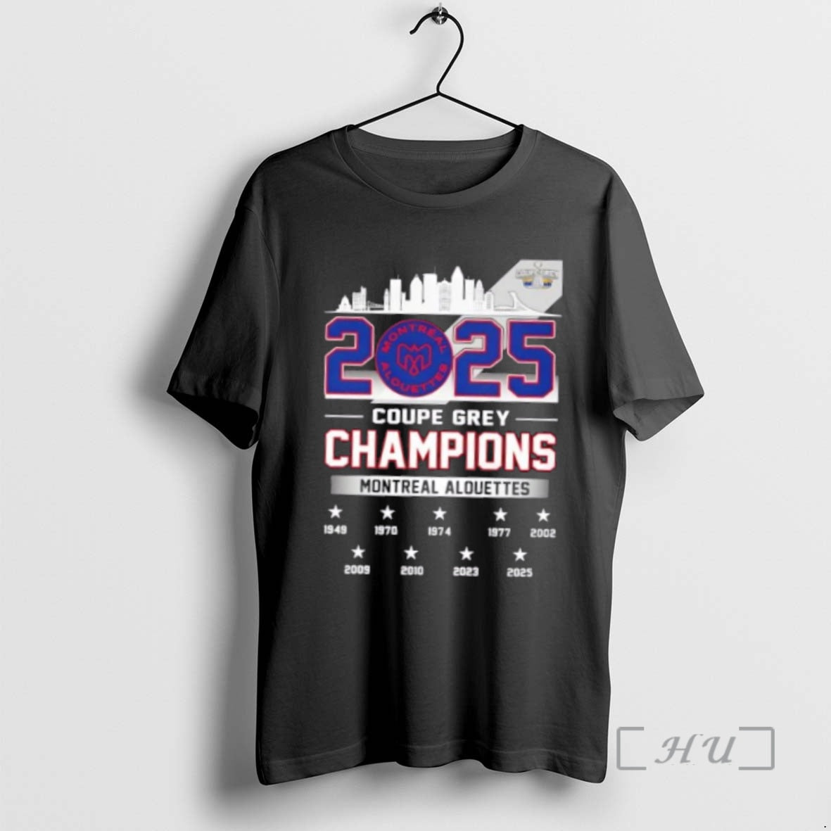 Officials 1949 2025 Coupe Grey Champions Montreal Alouettes Skyline T-Shirts, Hoodie, Sweatshirt | InkNestWear.com