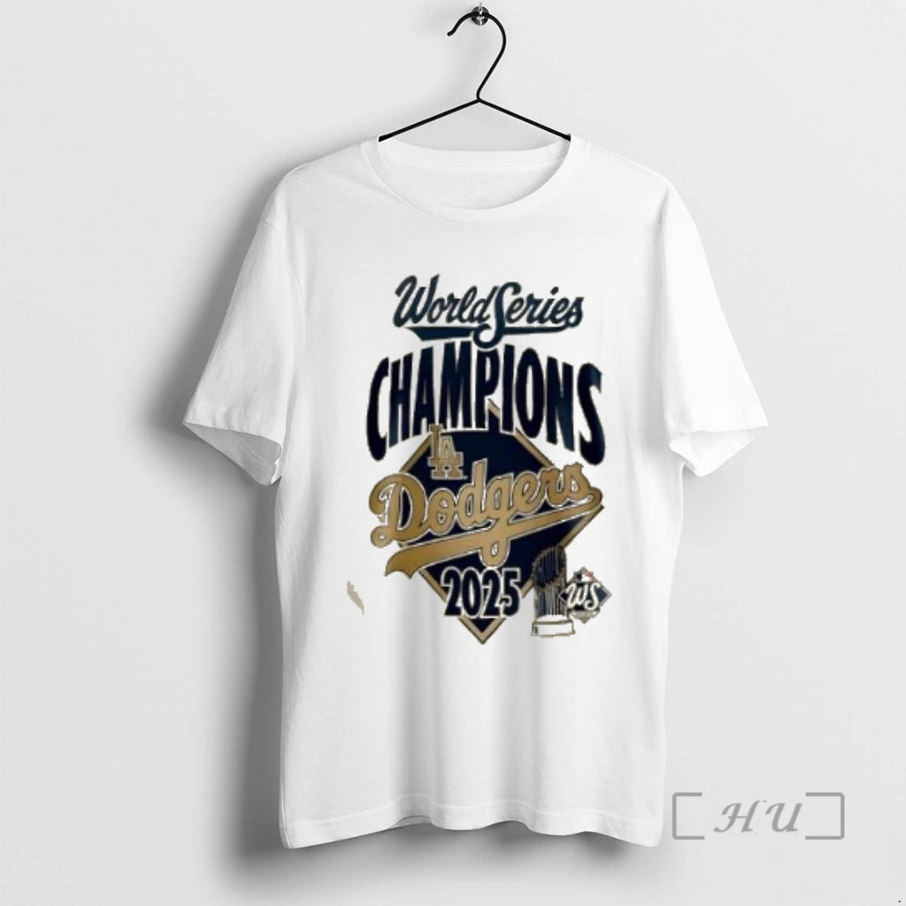 Officials 2025 Los Angeles Dodgers Heather Grey World Series Champions 2 Sided T-Shirts, Hoodie, Sweatshirt | InkNestWear.com