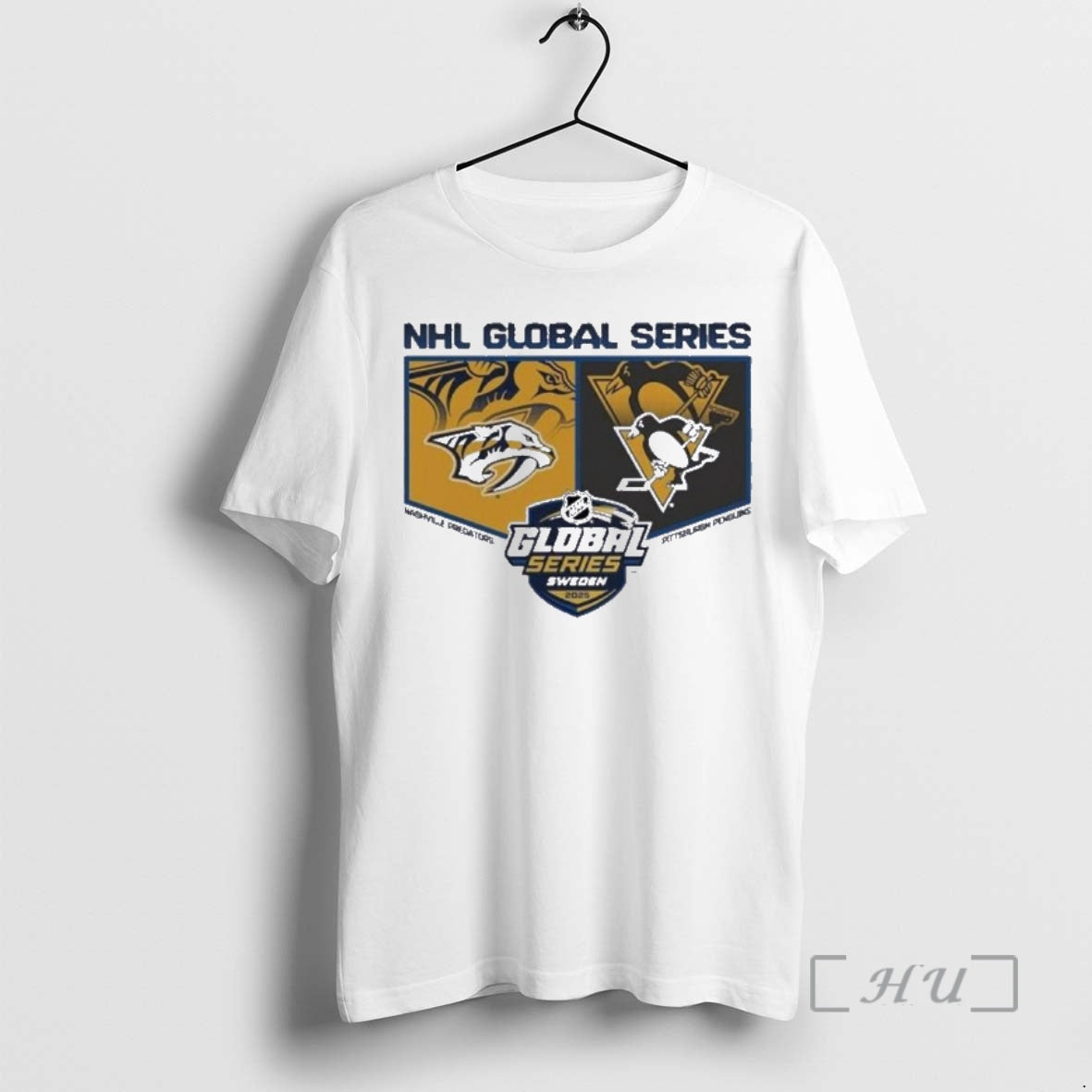 Officials 2025 Nhl Global Pittsburgh Penguins Vs Nashville Predators T-Shirts, Hoodie, Sweatshirt