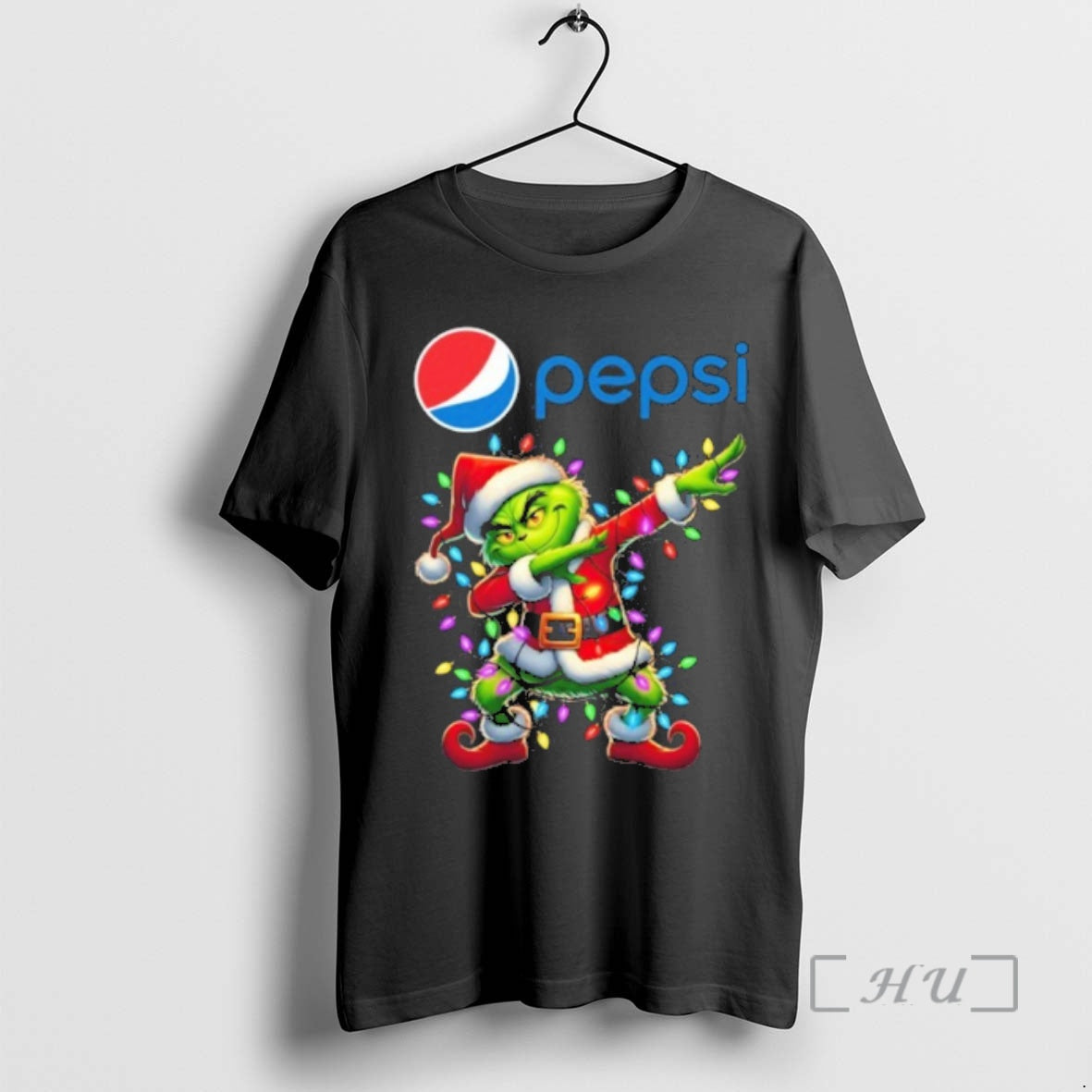 Officials 2025 Pepsi X Santa Grinch Dabbing Light T-Shirts, Hoodie, Sweatshirt | InkNestWear.com