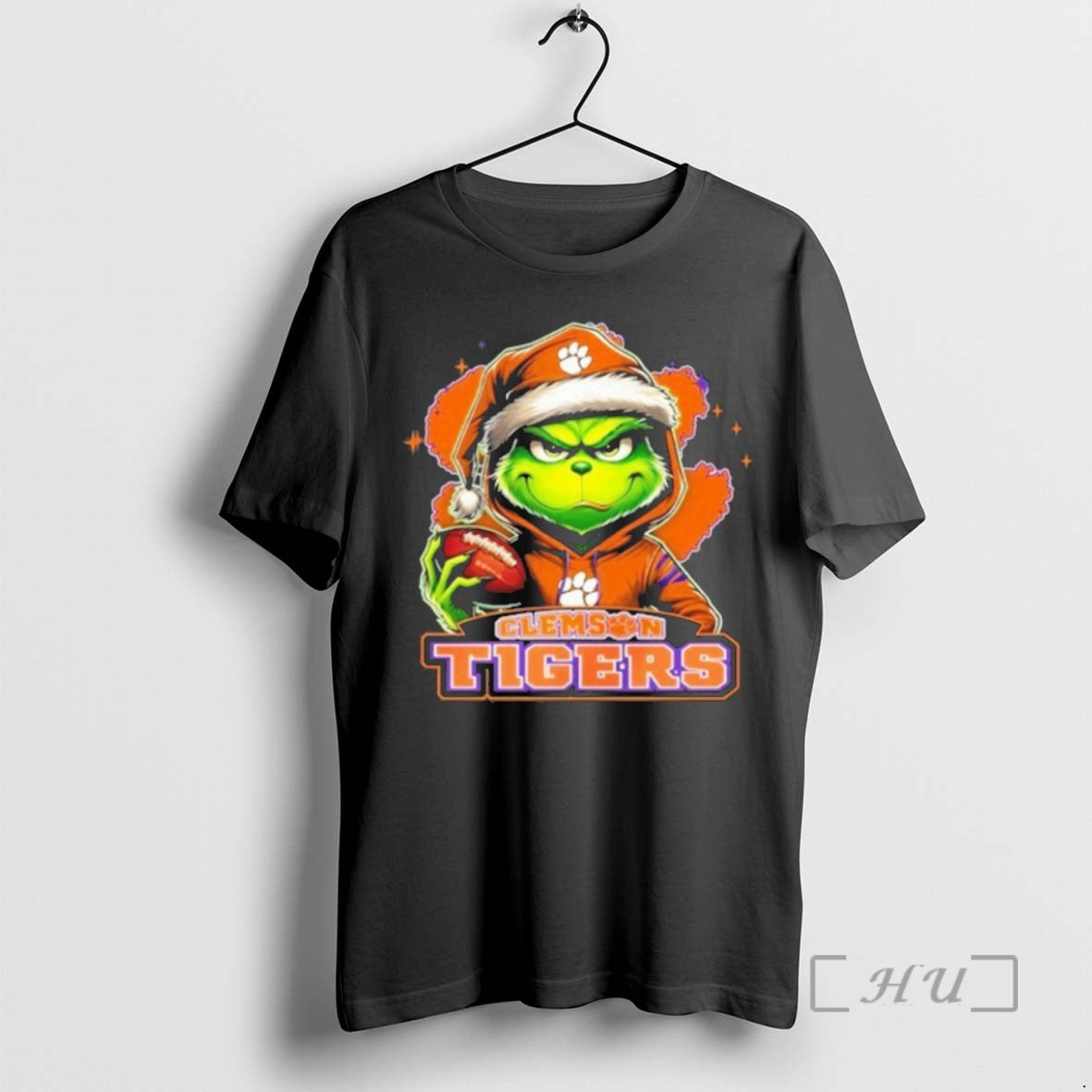 Officials 2025 Santa Grinch X Clemson Tigers Logo Baseball T-Shirts, Hoodie, Sweatshirt | InkNestWear.com