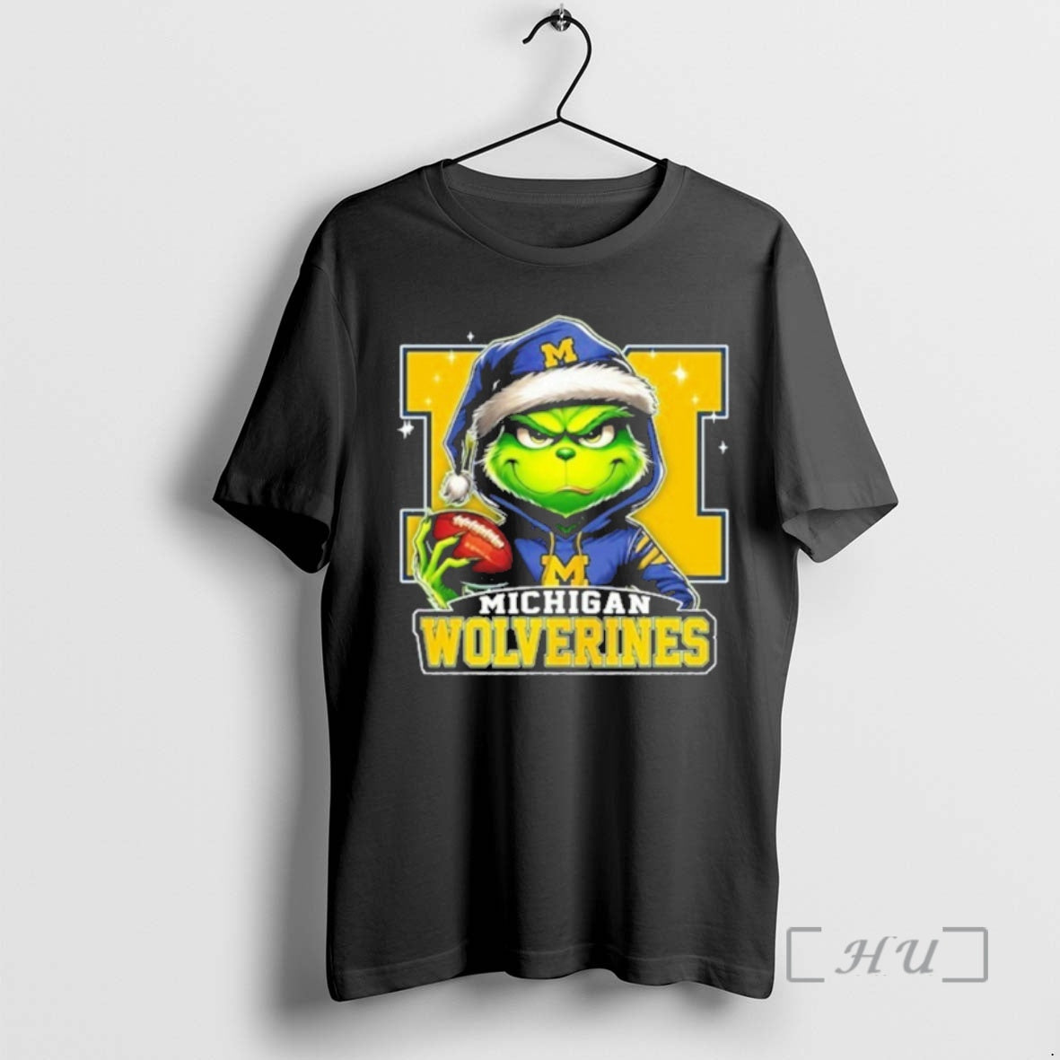 Officials 2025 Santa Grinch X Michigan Wolverines Logo Baseball T-Shirts, Hoodie, Sweatshirt | InkNestWear.com