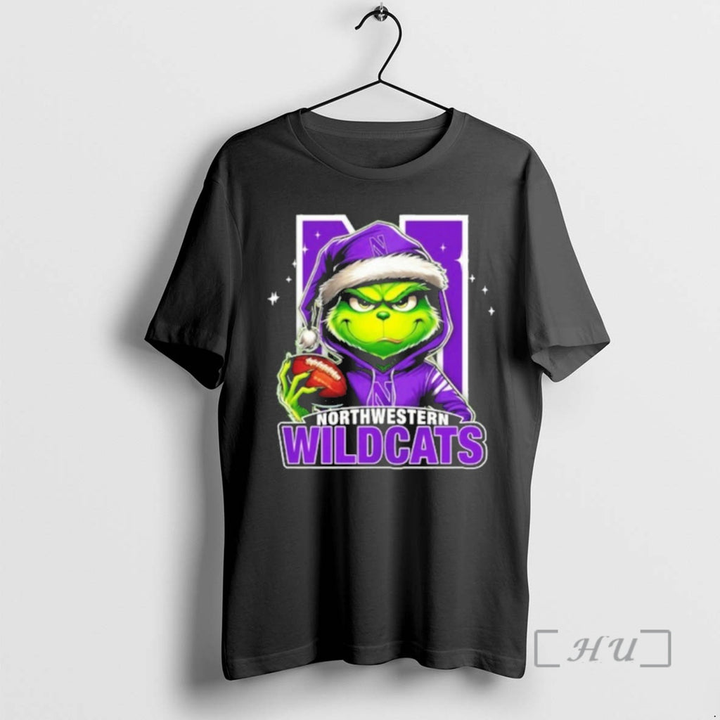 Officials 2025 Santa Grinch X Northwestern Wildcats Logo Baseball T-Shirts, Hoodie, Sweatshirt | InkNestWear.com