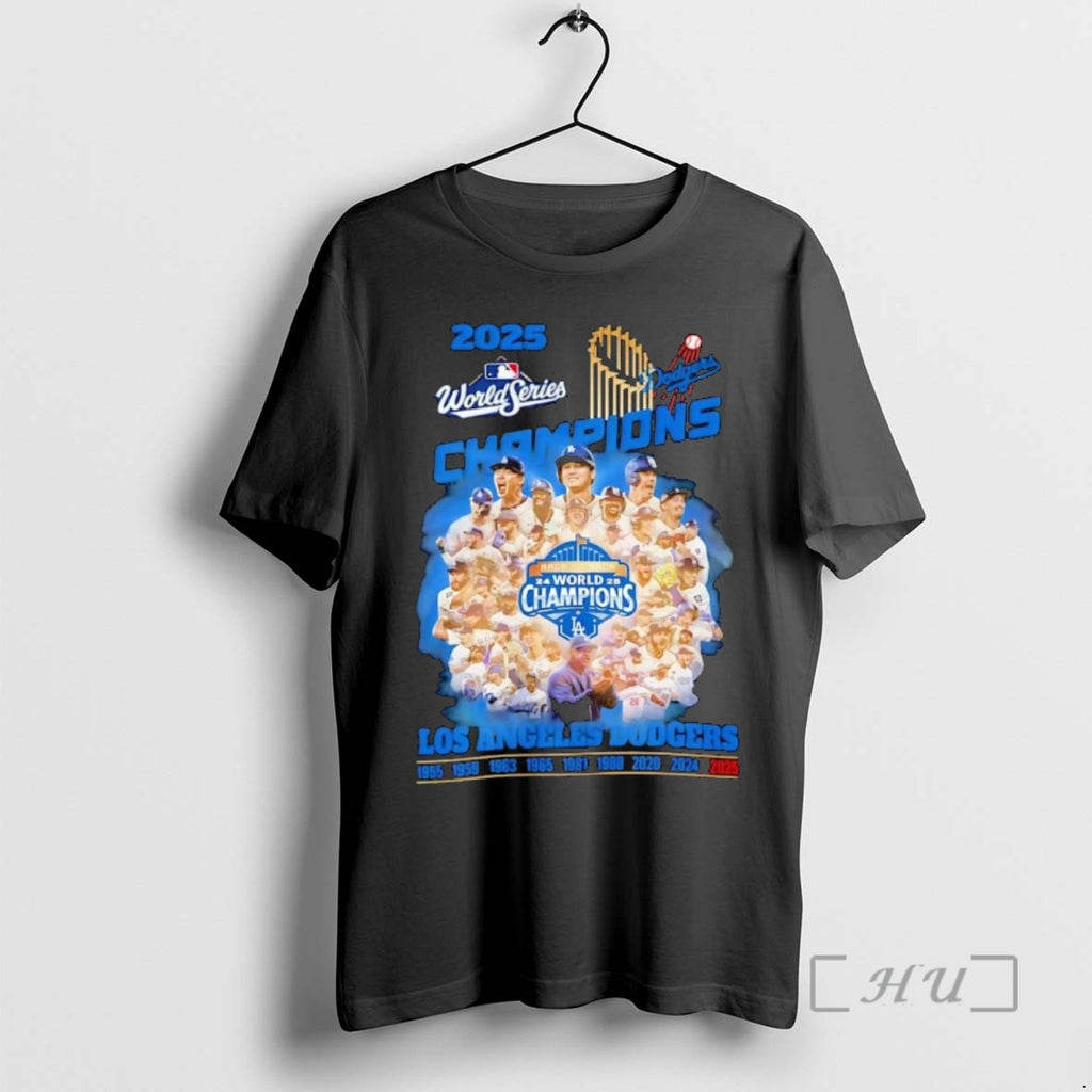 Officials 2025 World Series Champions Los Angeles Dodgers T-Shirts, Hoodie, Sweatshirt | InkNestWear.com