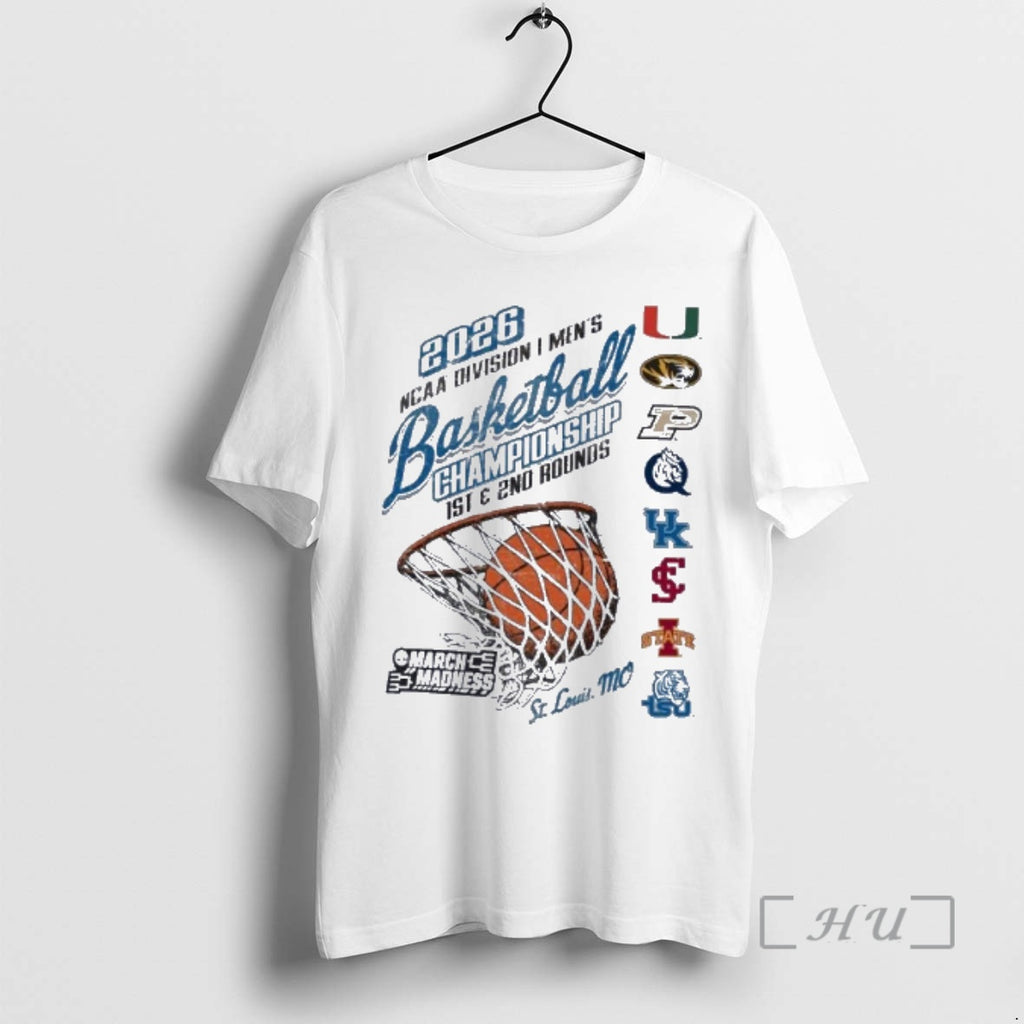 Officials 2026 Ncaa Di Mens Basketball Championship Regional 8 Teams St Premium T Shirts Sweater