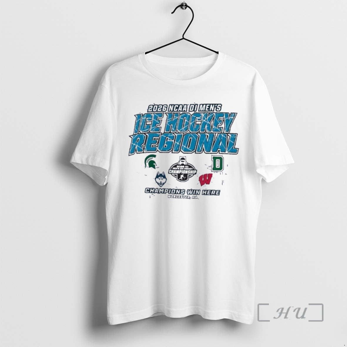 Officials 2026 Ncaa Di Mens Ice Hockey Worcester Regional 4 Teams Premium T Shirts Sweater