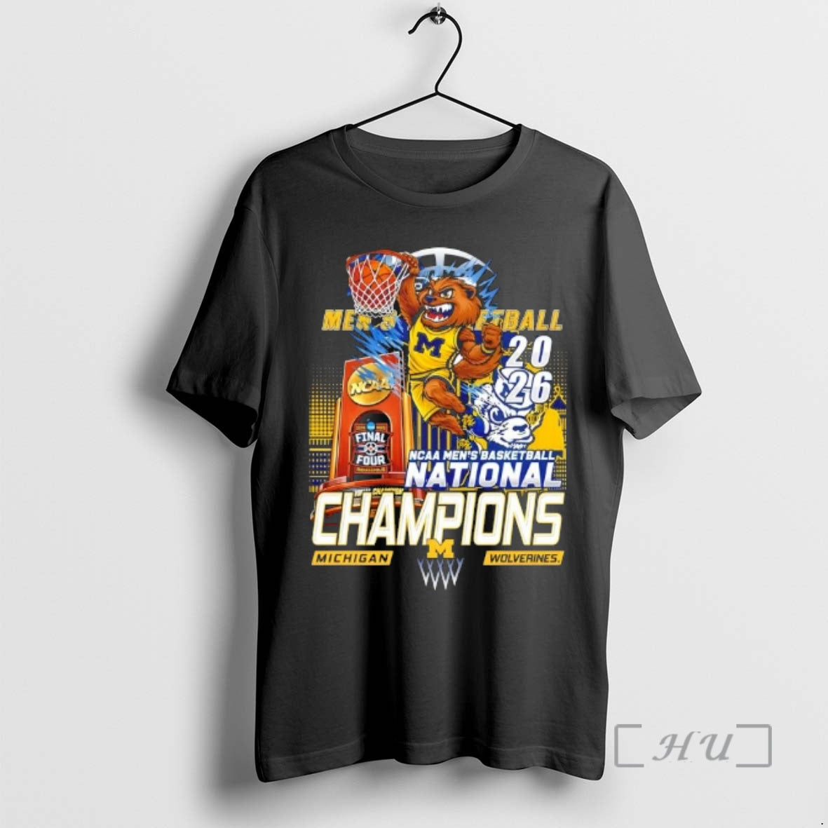 Officials 2026 Ncaa Mens Basketball National Champions Michigan Wolverines Mascot