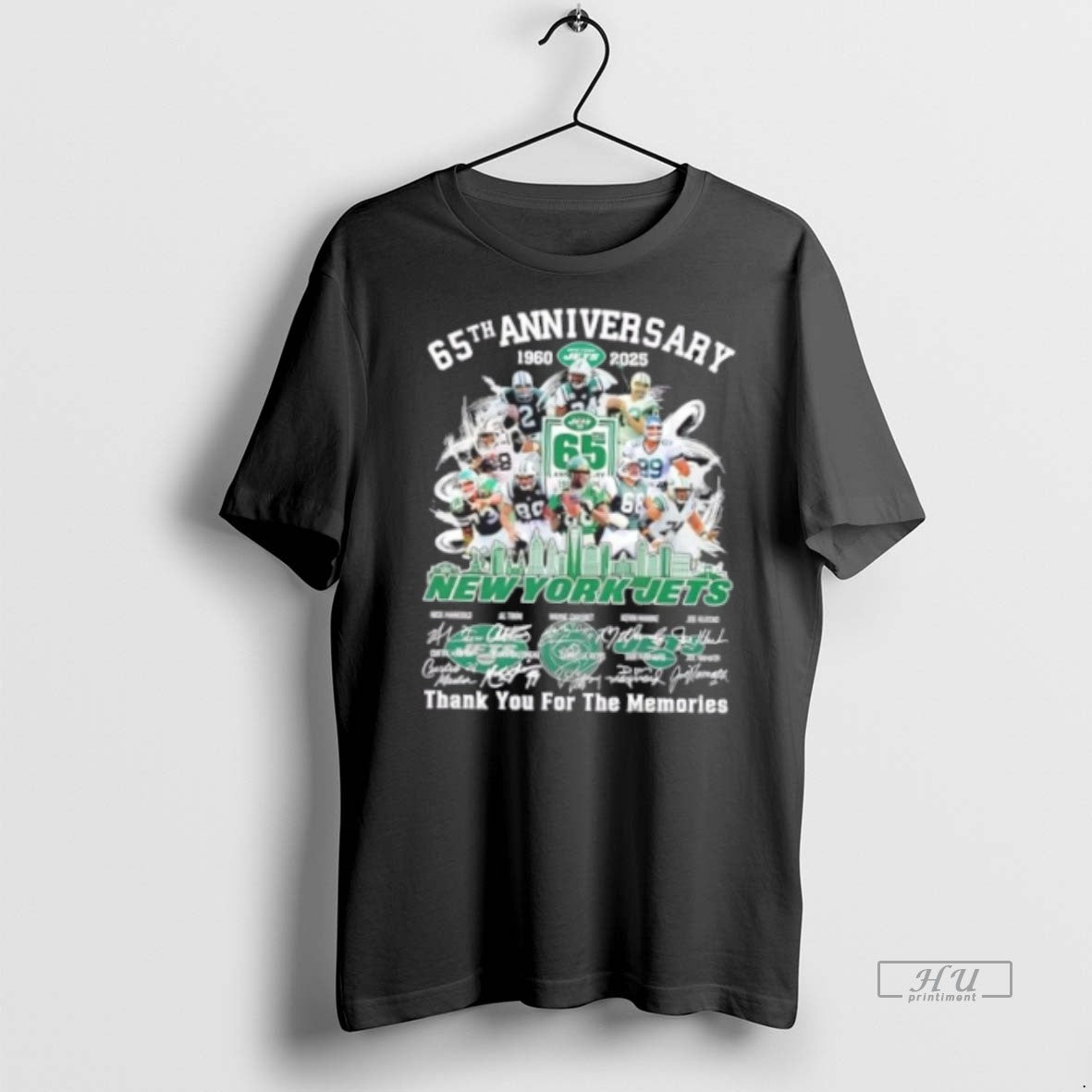 Officials 65th Anniversary 1960 2025 New York Jets Legends Thank You Memories Signatures T-Shirts, Hoodie, Sweatshirt