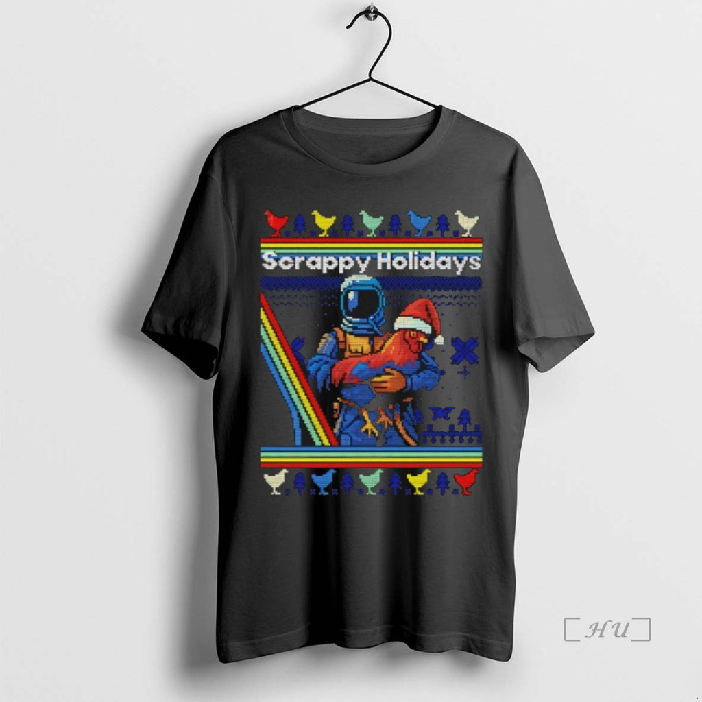 Officials Arc Raiders Scrappy Holidays Ugly Christmas T-Shirts, Hoodie, Sweatshirt | InkNestWear.com