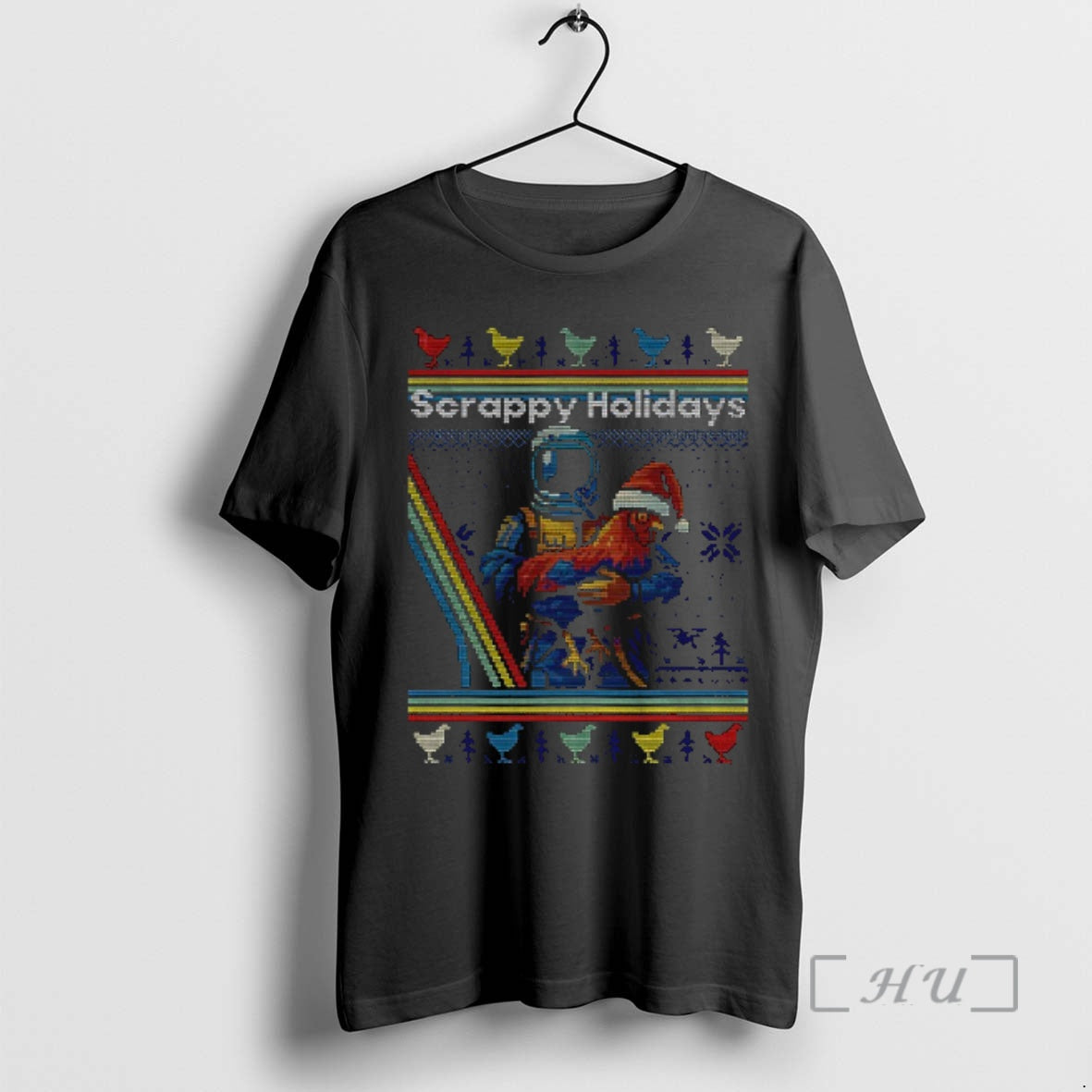 Officials Arc Raiders Rooster Scrappy Holidays Merry Christmas T-Shirts, Hoodie, Sweatshirt | InkNestWear.com