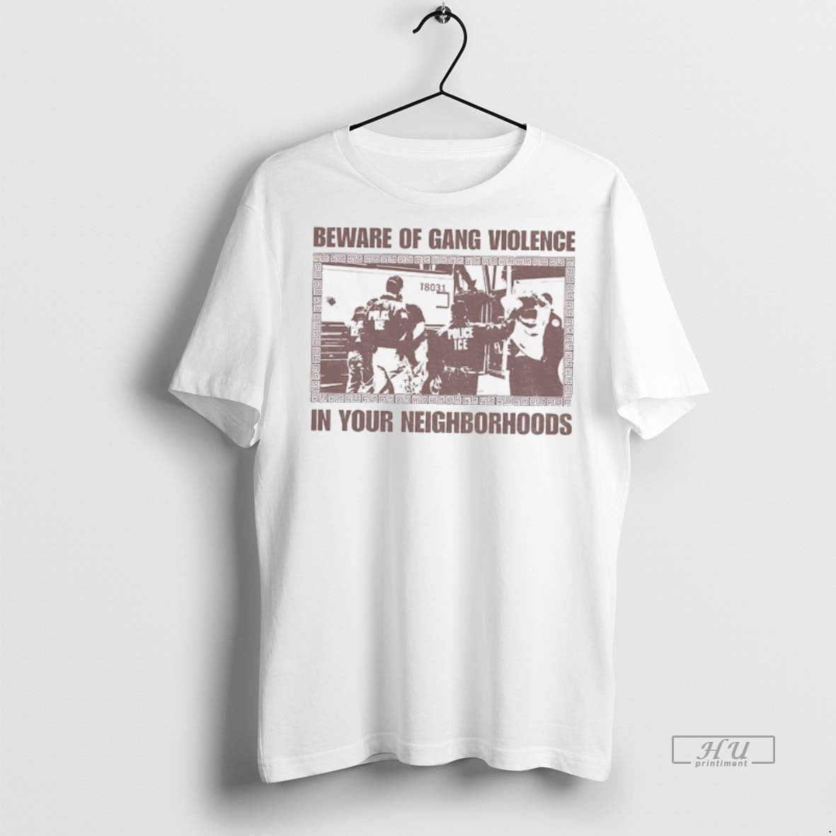 Officials Abolish Ice Chinga La Migra Beware Of Gang Violence In Your Neighborhoods Vintage Premium T-Shirts, Hoodie,...