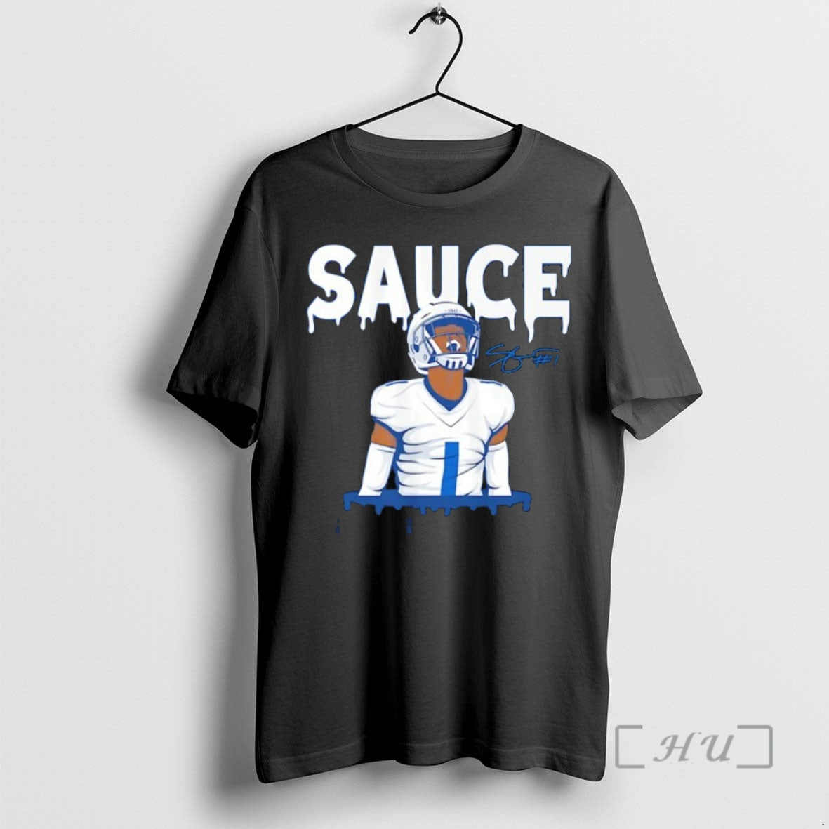 Officials Ahmad Sauce Gardner The Drip Indy Signature T-Shirts, Hoodie, Sweatshirt | InkNestWear.com