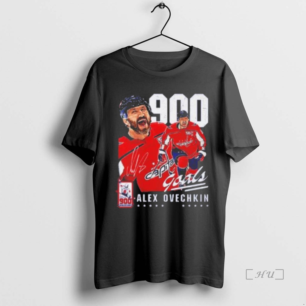 Officials Alexander Ovechkin Washington Capitals 900th Career Goal Signatute T-Shirts, Hoodie, Sweatshirt | InkNestWear.com