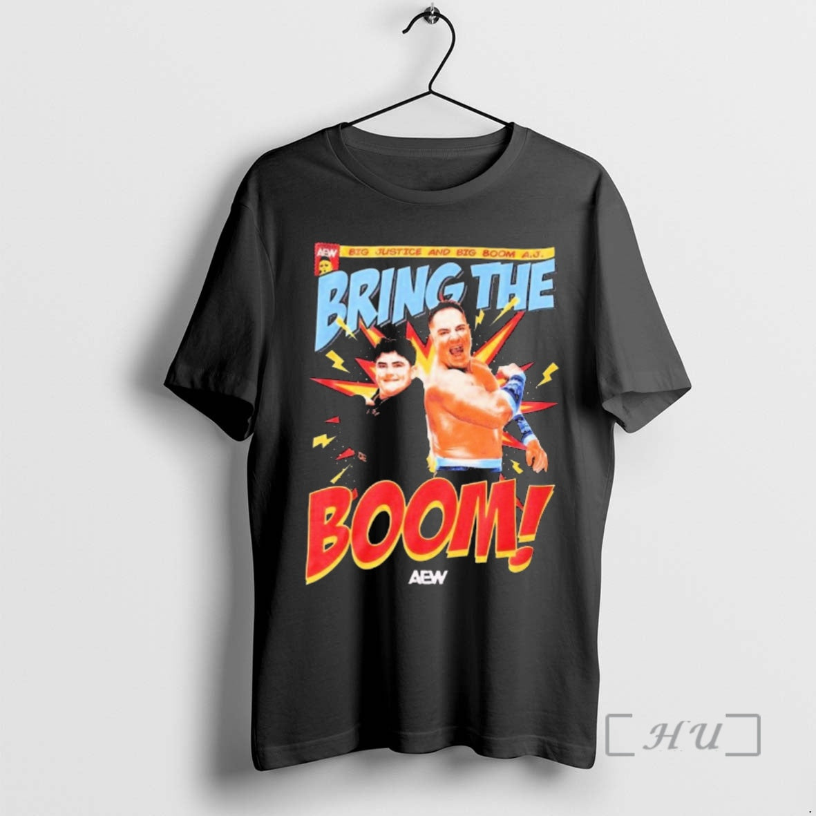 Officials All Elite Wrestling Big Justice And Big Boom Aj Bring The Boom 2025 T-Shirts, Hoodie, Sweatshirt | InkNestWear.com