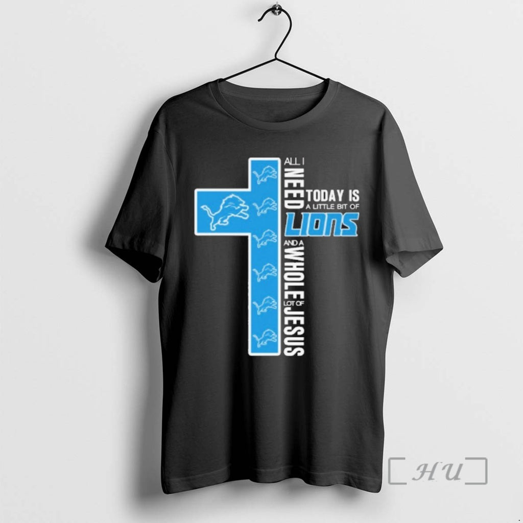 Officials All I Need Today Is A Little Bit Of Detroit Lions Logo And T-Shirts, Hoodie, Sweatshirt | InkNestWear.com