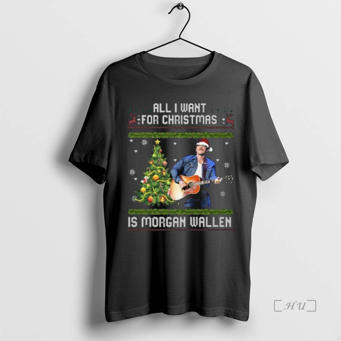 Officials All I Want For Christmas Is Morgan Wallen Ugly 2025 Long Sleve Premium T-Shirts, Hoodie, Sweatshirt