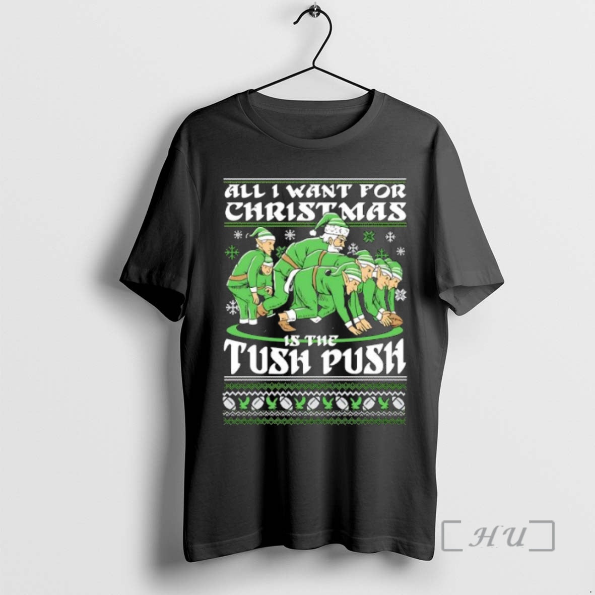 Officials All I Want For Christmas Is The Tush Push T-Shirts, Hoodie, Sweatshirt | InkNestWear.com
