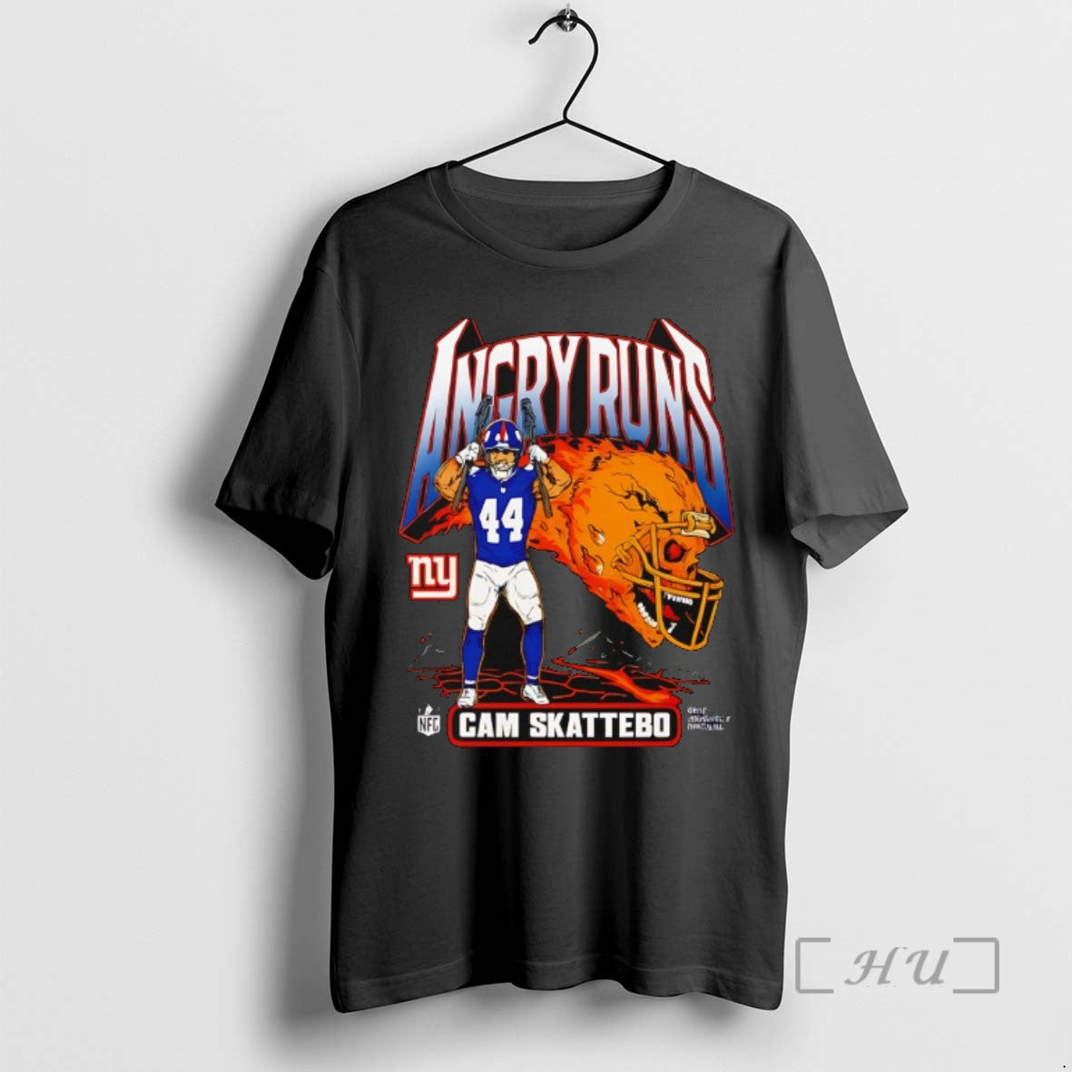 Officials Angry Runs Cam Skattebo New York Giants T Shirt Sweater