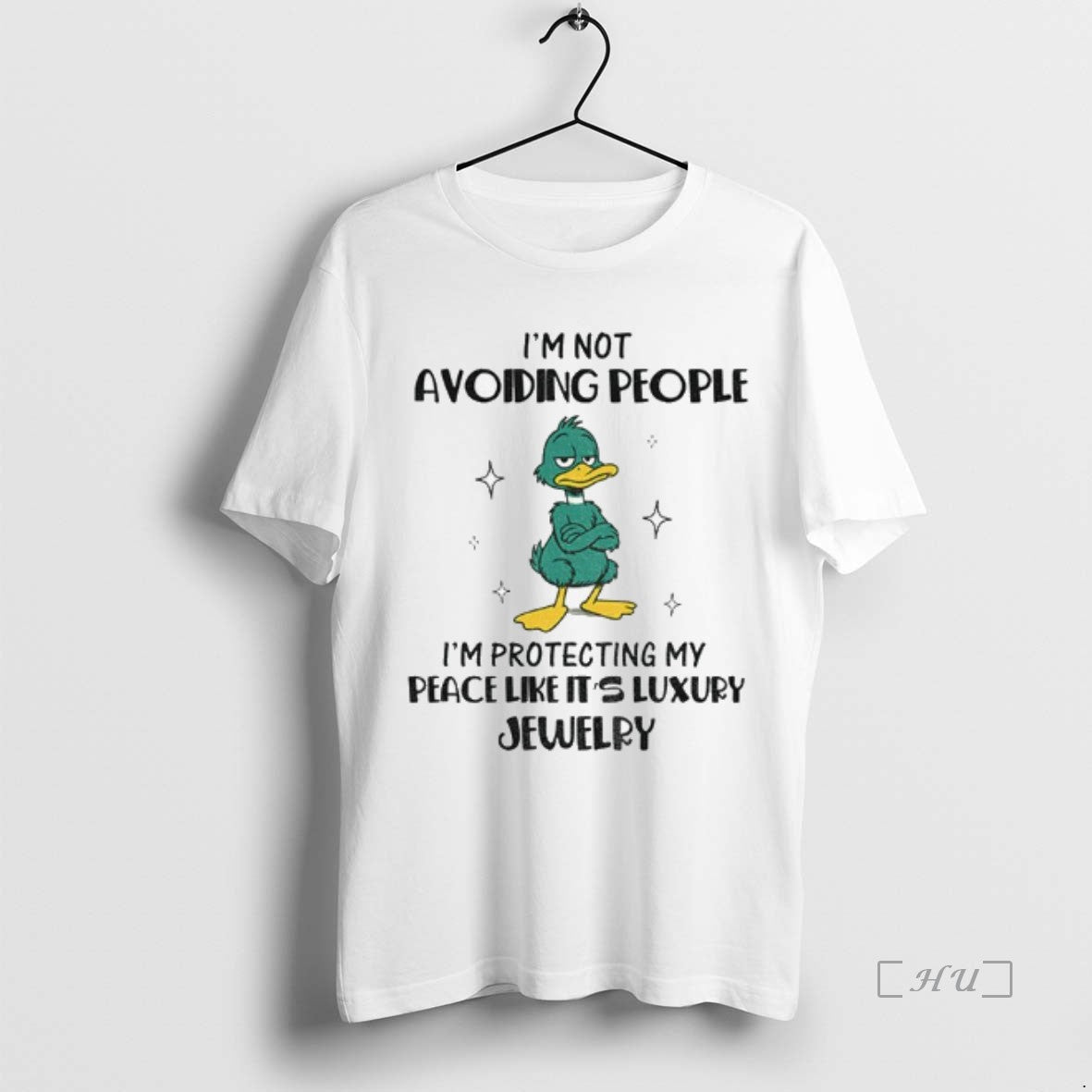 Officials Angry Duck Im Not Avoiding People Im Protecting My Peace Like Its Luxury Jewelry T-Shirts, Hoodie, Sweatshirt