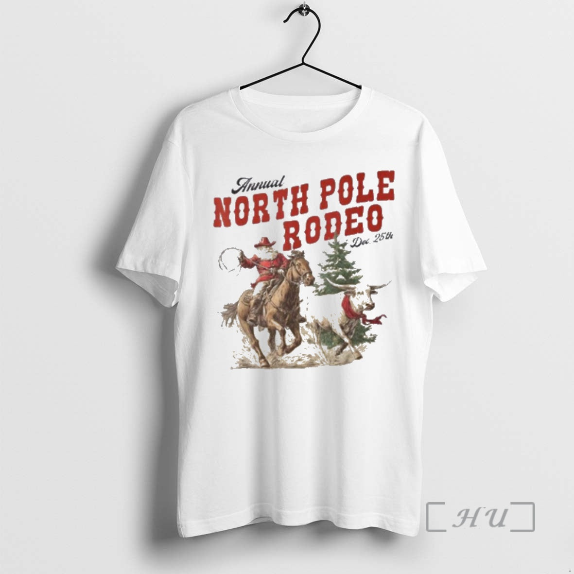 Officials Annual North Pole Rodeo Santa Western Cowboy Christmas T-Shirts, Hoodie, Sweatshirt | InkNestWear.com