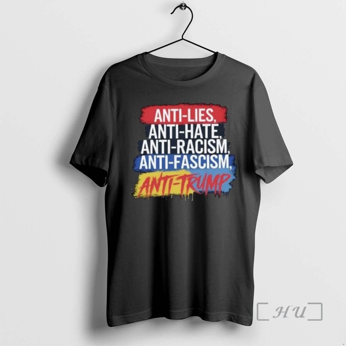 Officials Anti Hate Lies Racism Fascism Resist Protest Trump 2025 Long Sleve Shirts Sweater