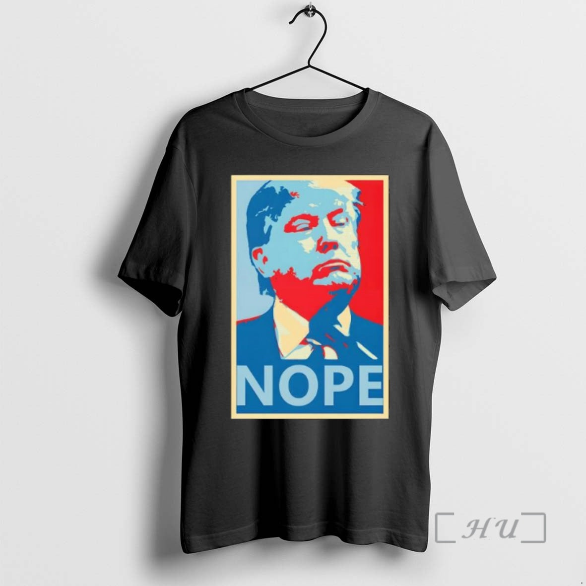 Officials Anti Trump Donald Trump Portrait Nope T-Shirts, Hoodie, Sweatshirt | InkNestWear.com