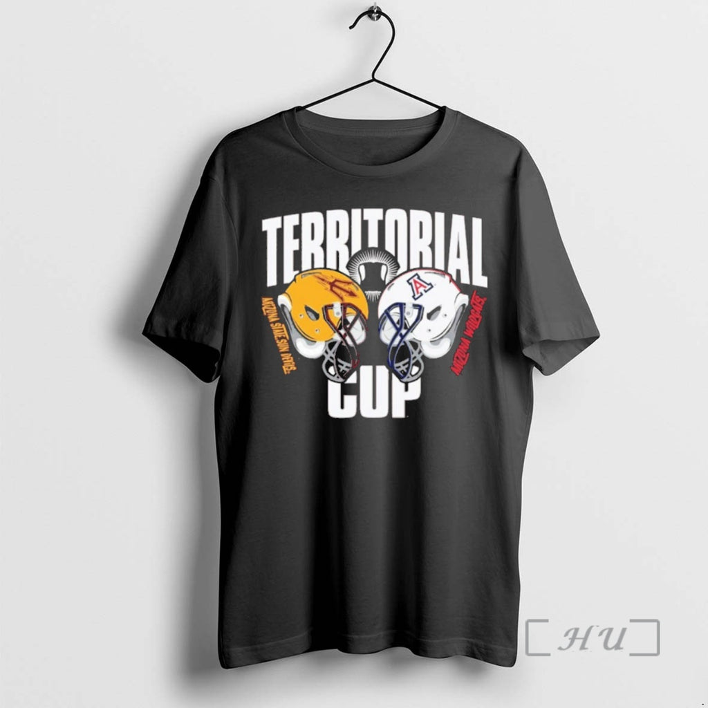 Officials Arizona State University Football 2025 Territorial Cup Gameday Vs Arizona Wildcats Premium T Shirts Hoodie,...