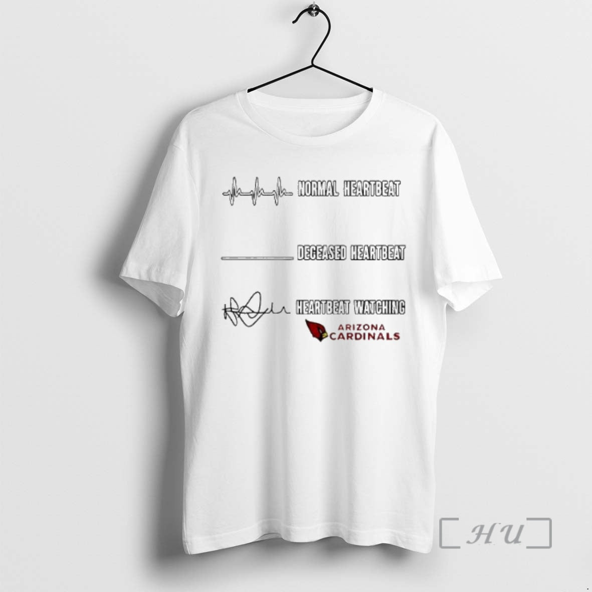 Officials Arizona Cardinals Normal Heartbeat Deceased Heartbeat Heartbeat Watching T-Shirts, Hoodie, Sweatshirt