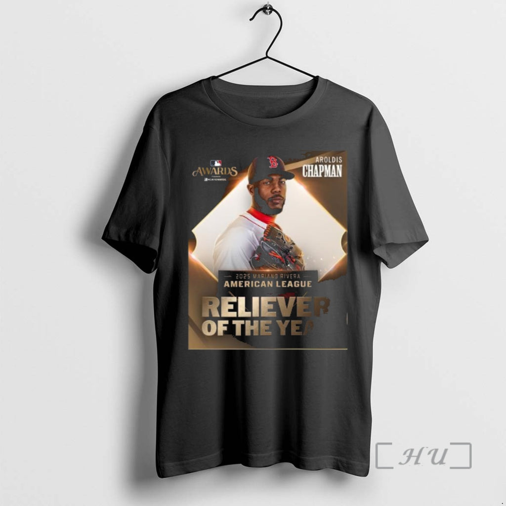 Officials Aroldis Chapman 2025 Al Reliever Of The Year T-Shirts, Hoodie, Sweatshirt | InkNestWear.com