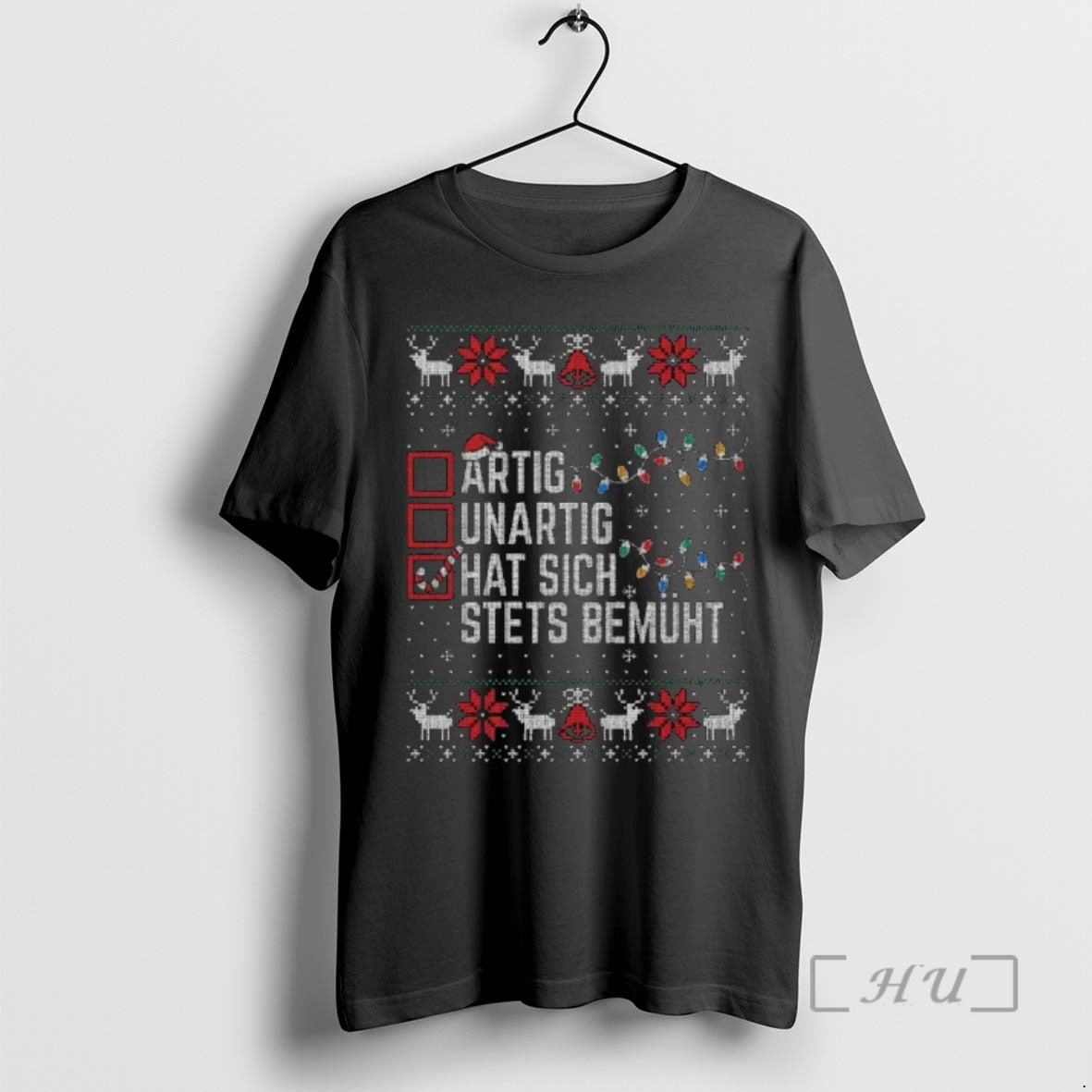 Officials Artig Unartig Hat Sich Stets Bemuht Ugly Christmas T-Shirts, Hoodie, Sweatshirt | InkNestWear.com