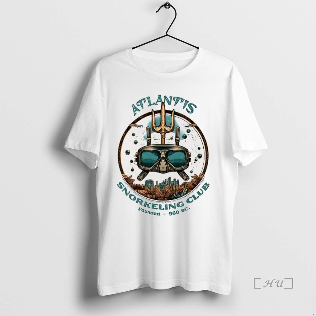Officials Atlantis Snorkeling Club Founded 960 Bc Logo T-Shirts, Hoodie, Sweatshirt | InkNestWear.com